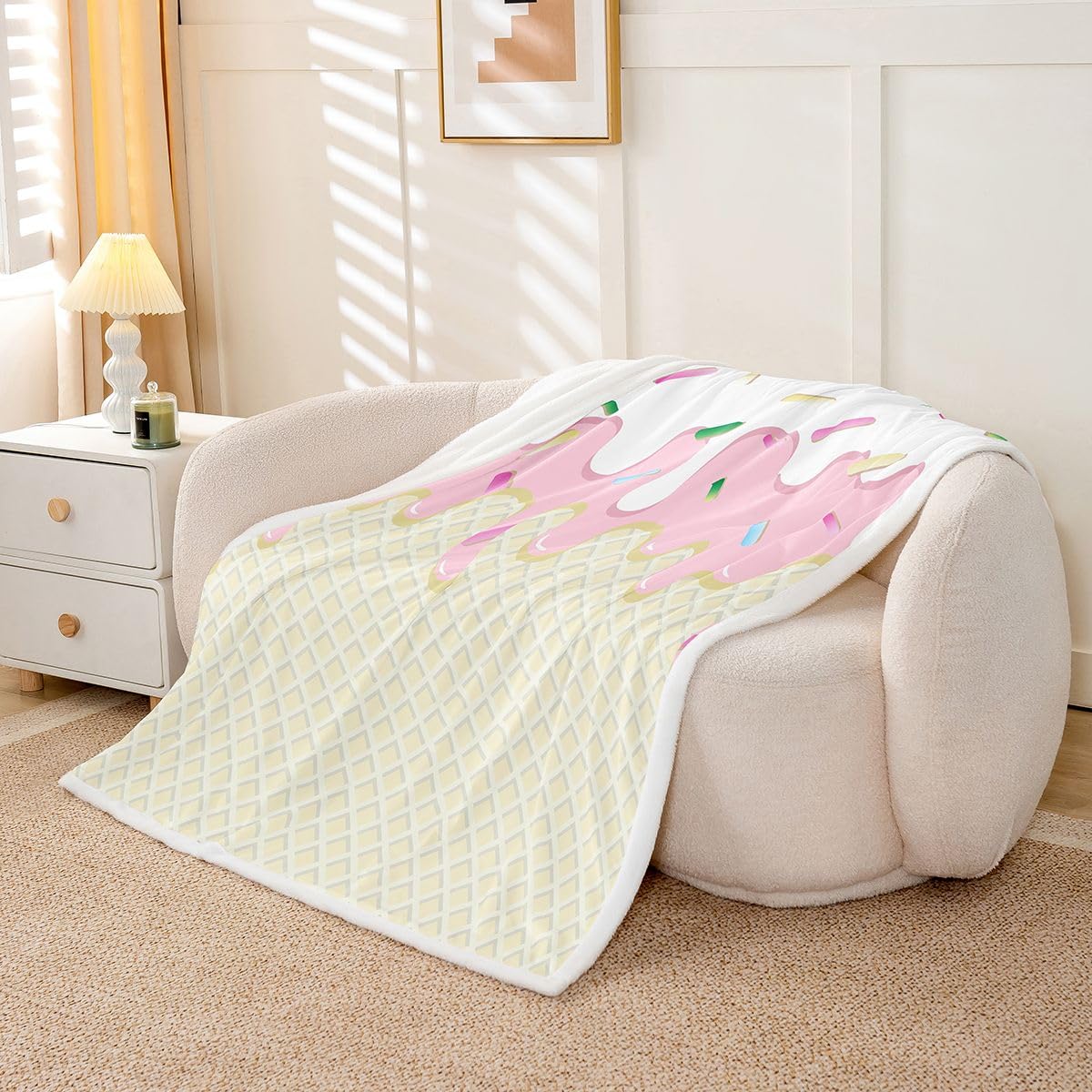 Homewish EIS Tropfen Decke 229x229cm