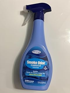 Homebright Smoke Odor Eliminator Spray, Lite Breeze Scent, Neutralizes Cigarette, Pet, Bathroom and Garbage Odors, 13 fl oz