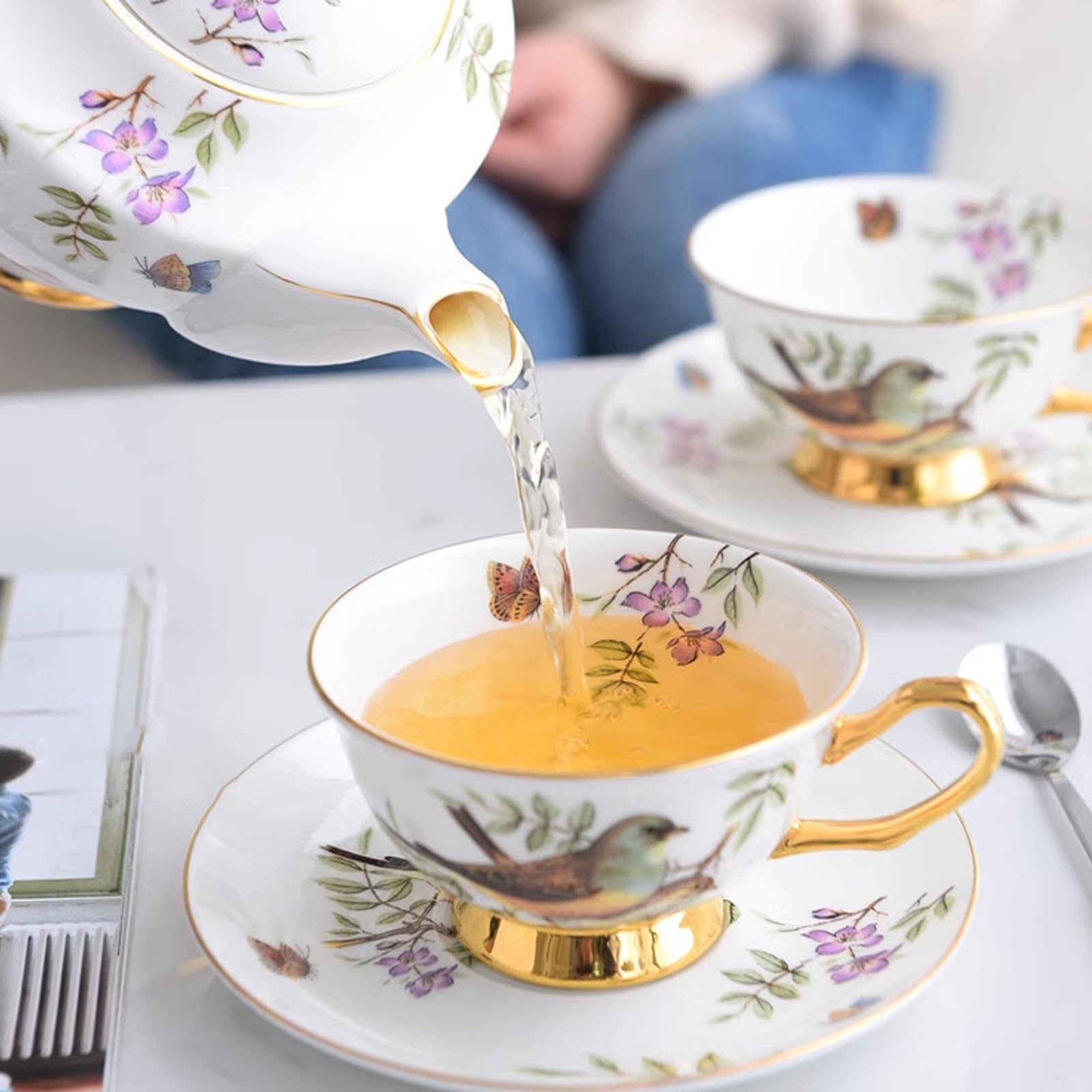 TWINBIRD - * TWIN BIRD *   ティーセット Twin Birds Tea Gift Box Red – Wing Hop Fung 永合豐