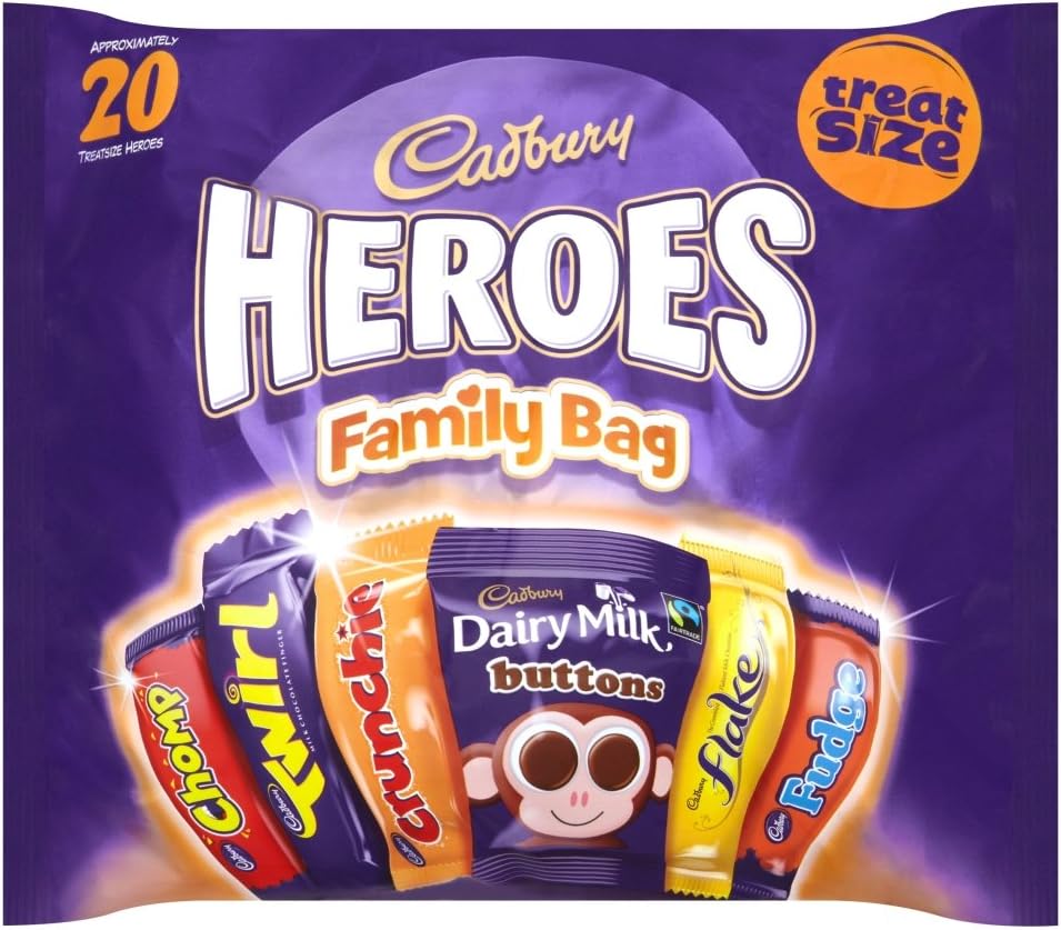Cadburys Heroes Variety Bag Each