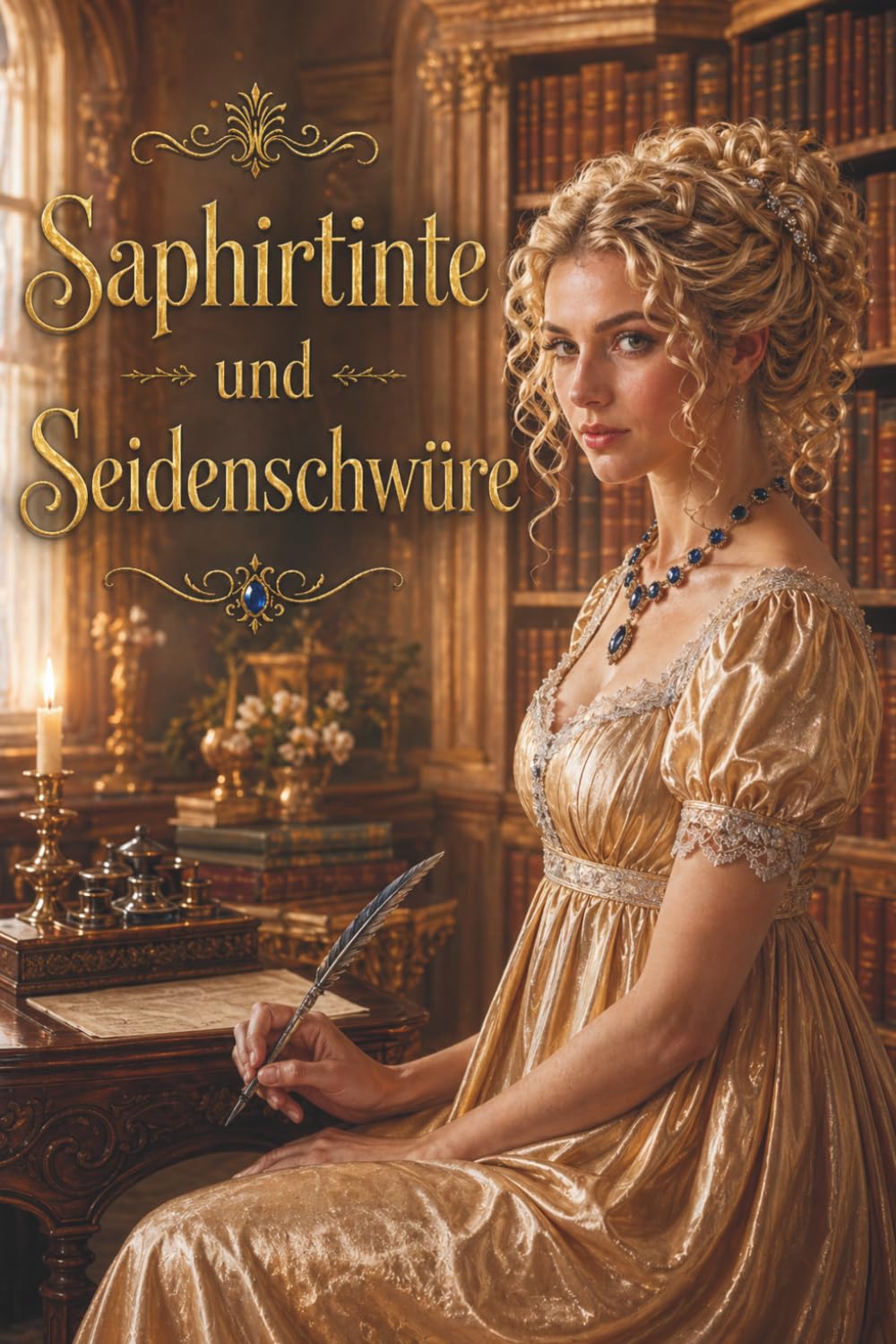 Saphirtinte und Seidenschwüre: Eine geheime Leidenschaft, bissigen Humor und eine gefährliche Vernunftehe