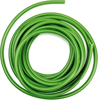 (1PCS)1 roll of green tubular flower stems wrap, 192 inches (about 500 cm) in length, used to thicken artificial flower, DIY wedding bouquet (4.5MM)