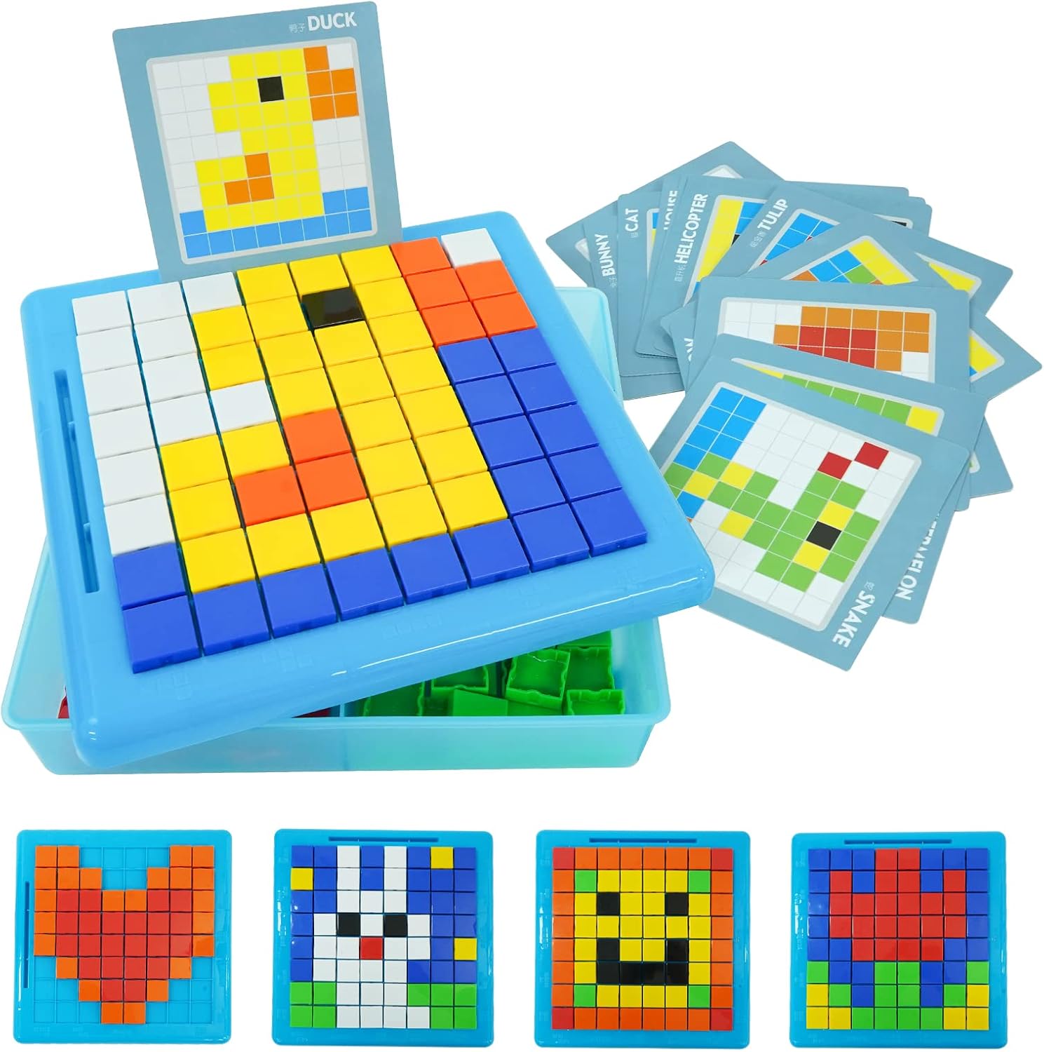 Mosaic Pegboard Puzzle Jigsaw for Kids,Babies Puzzles with 175 PCS