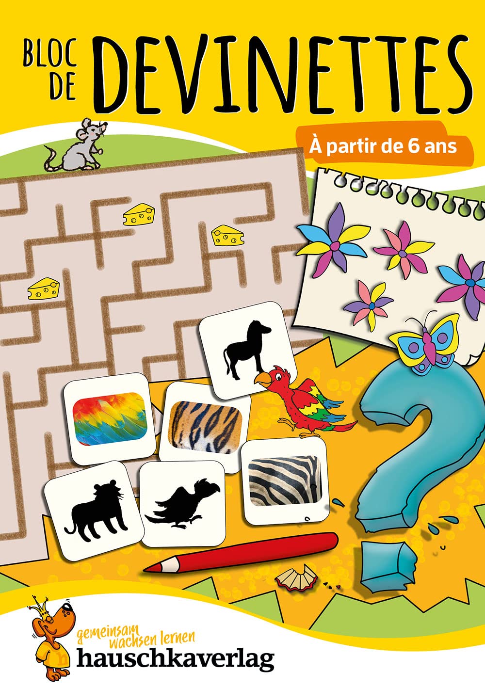 Bloc de devinettes À partir de 6 ans, A5-Bloc: Cahier activite 5 ans labyrinthe, sudoku, etc pour stimuler la concentration et la pensée logique: 771 (Rätseln, knobeln, logisches Denken)