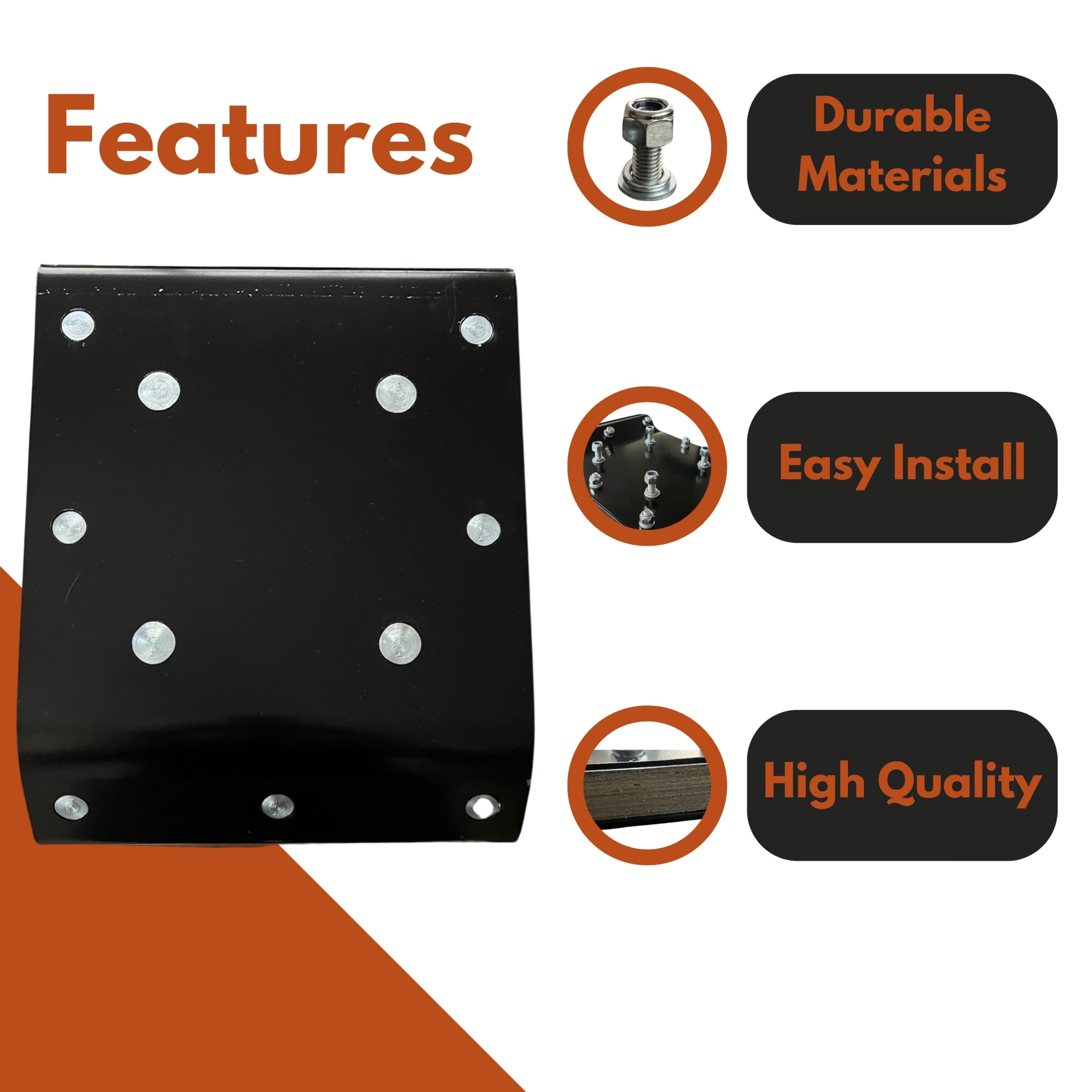 Nuovo Kit Scarpe In Legno 11" Per Multiquip Mikasa MTX70, MTX80, MTX90