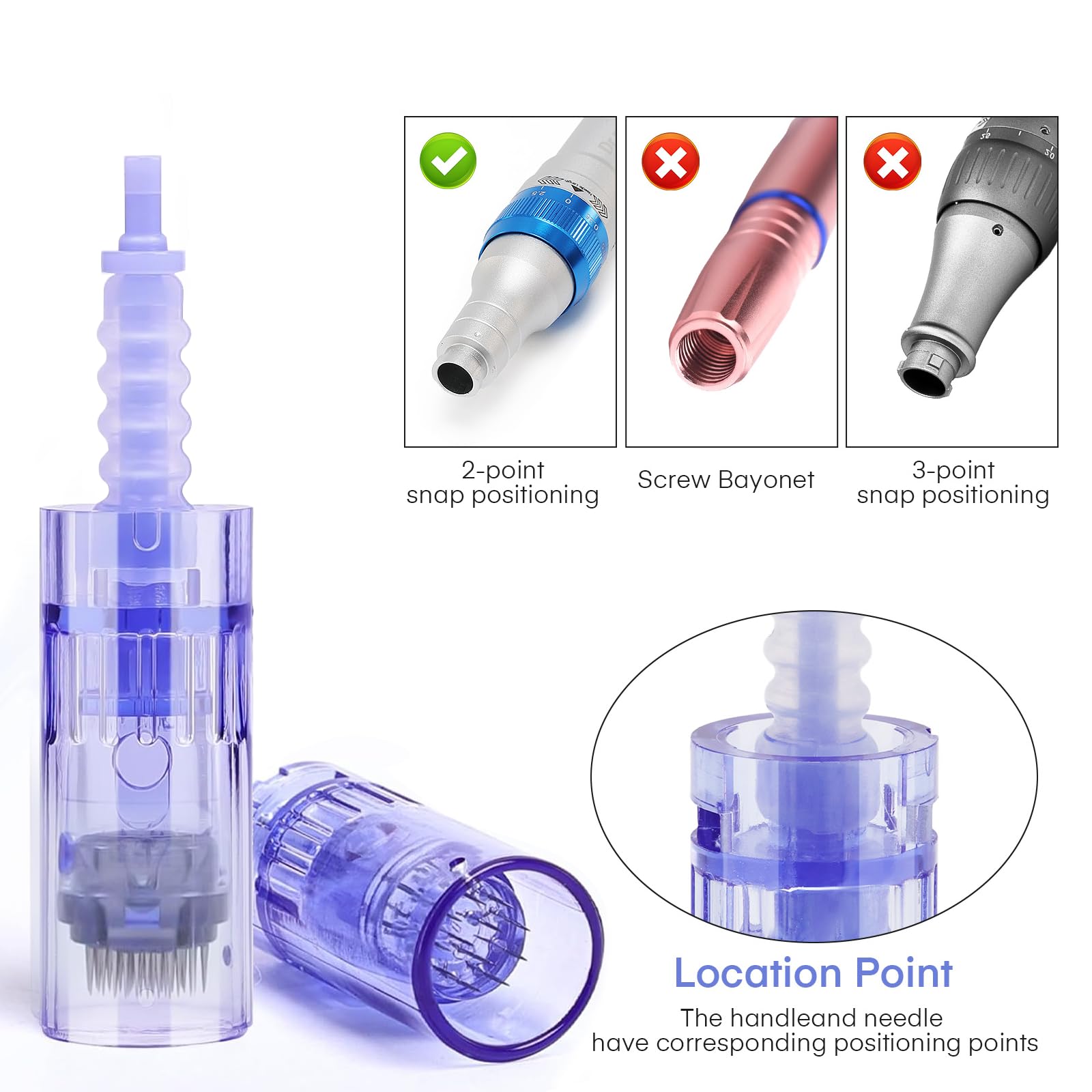 20 Stücke Derma Pen A6 Nadeln 36, Mikronadeln für Elektrische Derma Pen Ultima A6, micro needles