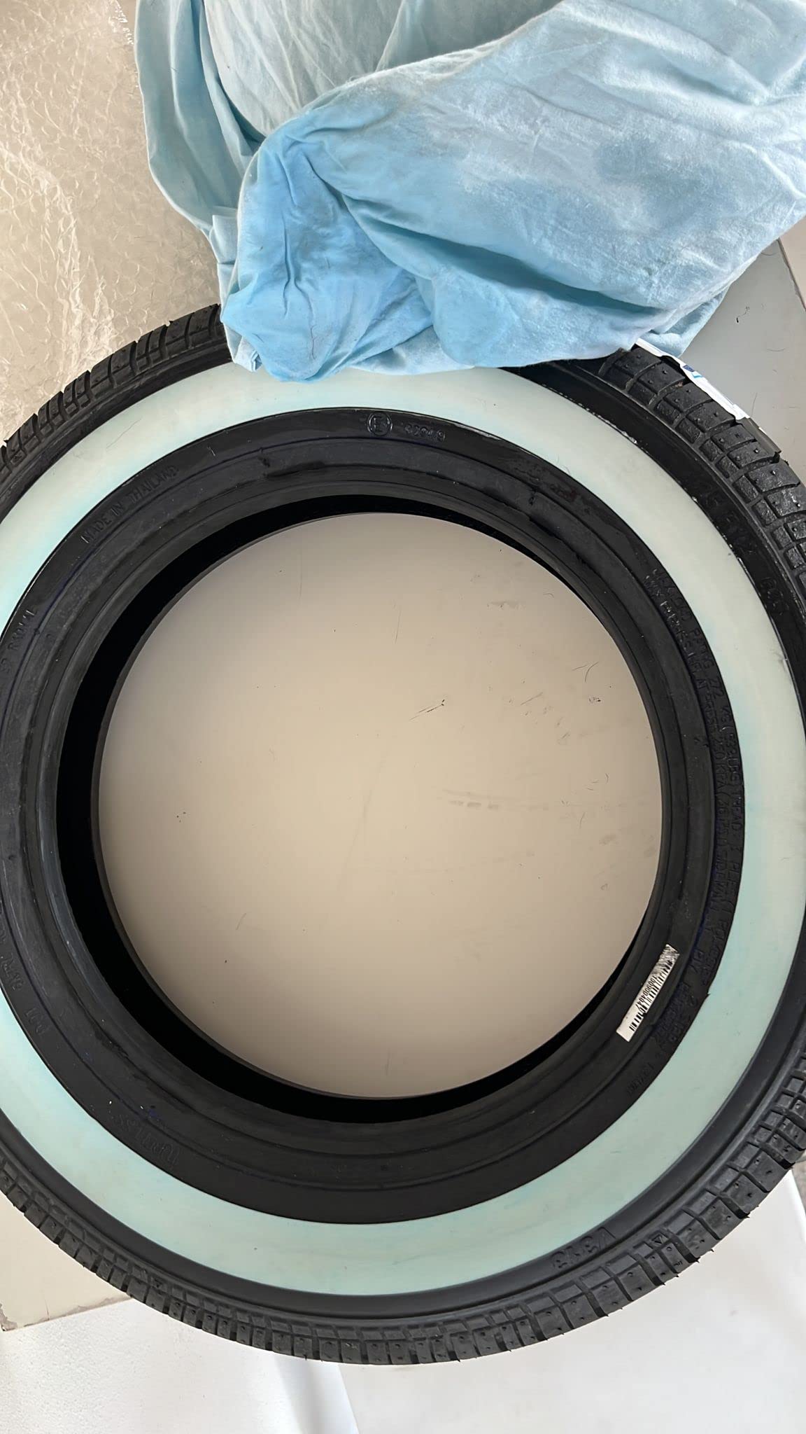 VEERUBBER PNEUMATICO GOMMA 125 12 63S TUBELESS FASCIA BIANCA 28mm WHITE WALL compatibile con FIAT 500 EPOCA
