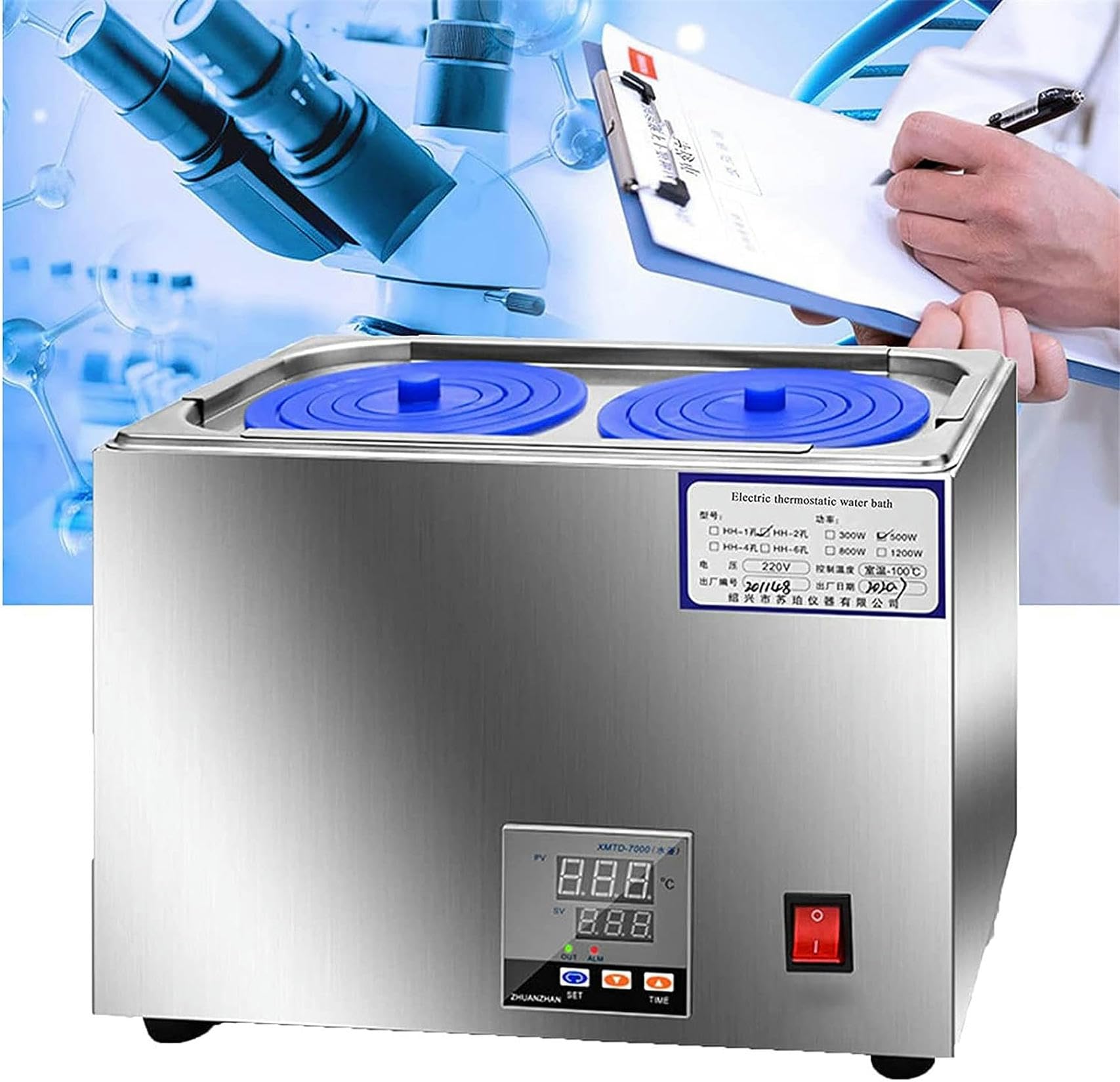 Bain-Marie Laboratoire Numérique XENITE : Fini les Variations de Température