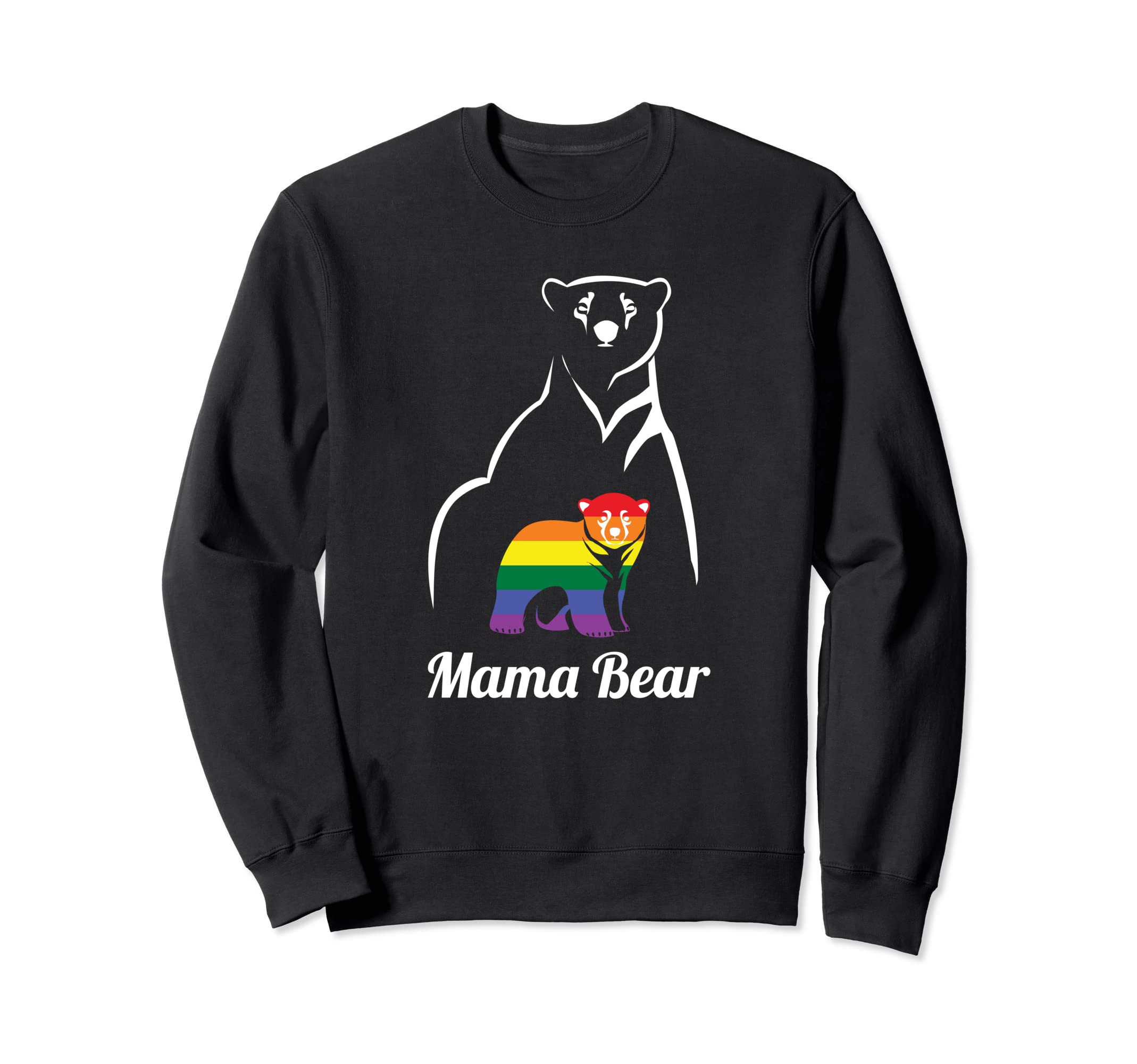 LGBT Mama Bear Pride Mom Rainbow Sweatshirt