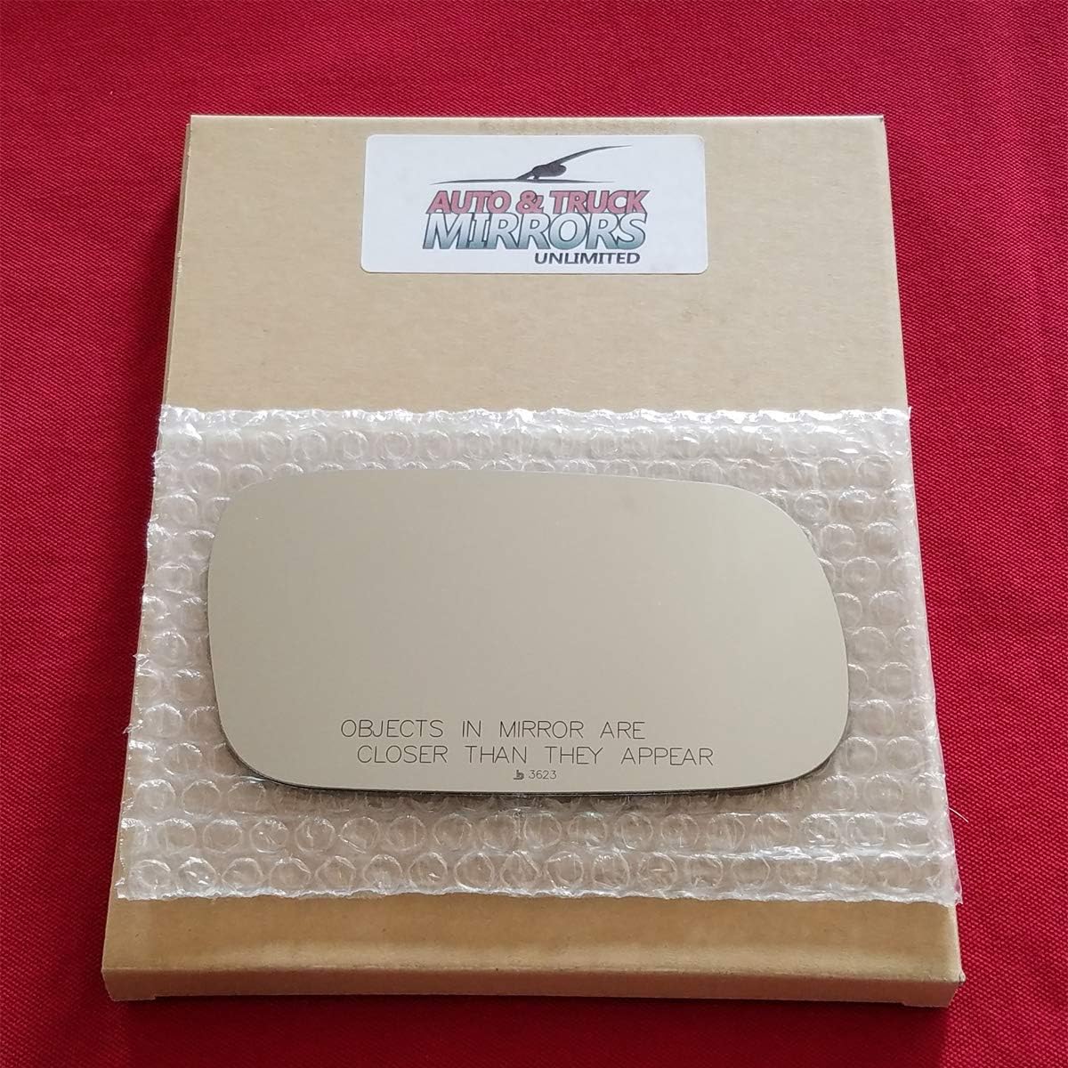 Mirror Glass Replacement + Adhesive Pads for 2003-2008 Subaru Forester Passenger Side (2004 2005 2006 2007 03 04 05 06 07 08)