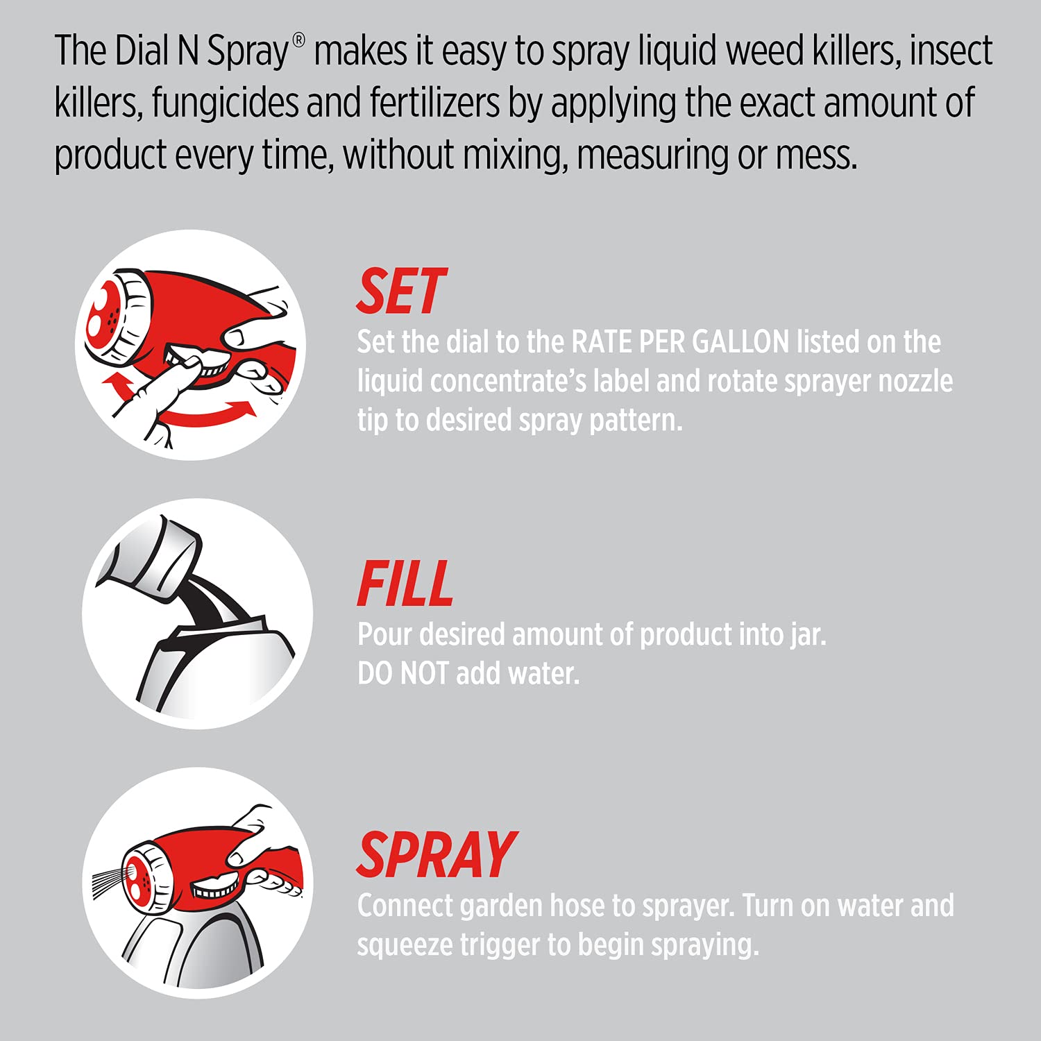 Buy Ortho Dial N Spray HoseEnd Sprayer for Liquid Weed and Insect