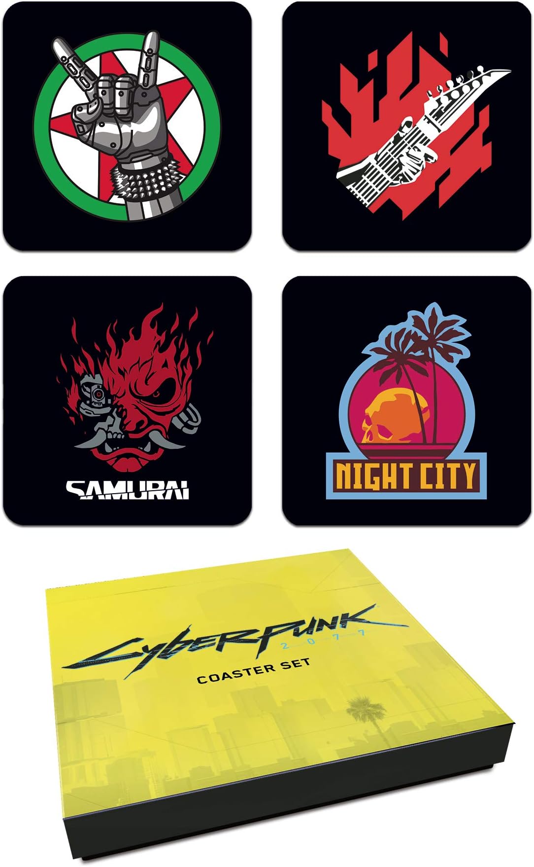 Dark Horse Cyberpunk 2077: Coaster Set, bunt, einheitsgröße, 3006-696