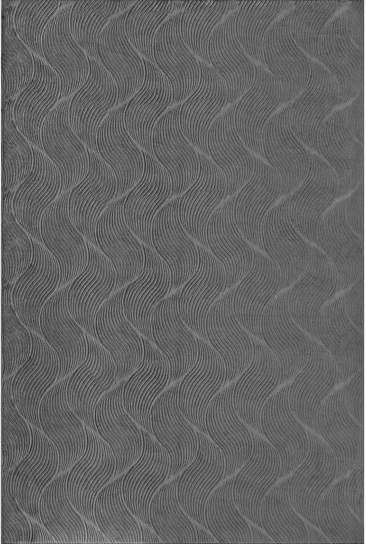 the carpet Rio - modern and soft carpet with non-slip backing and 3D look, fluffy surface, easy-care and robust, anthracite, 140 x 200 cm โ image 1