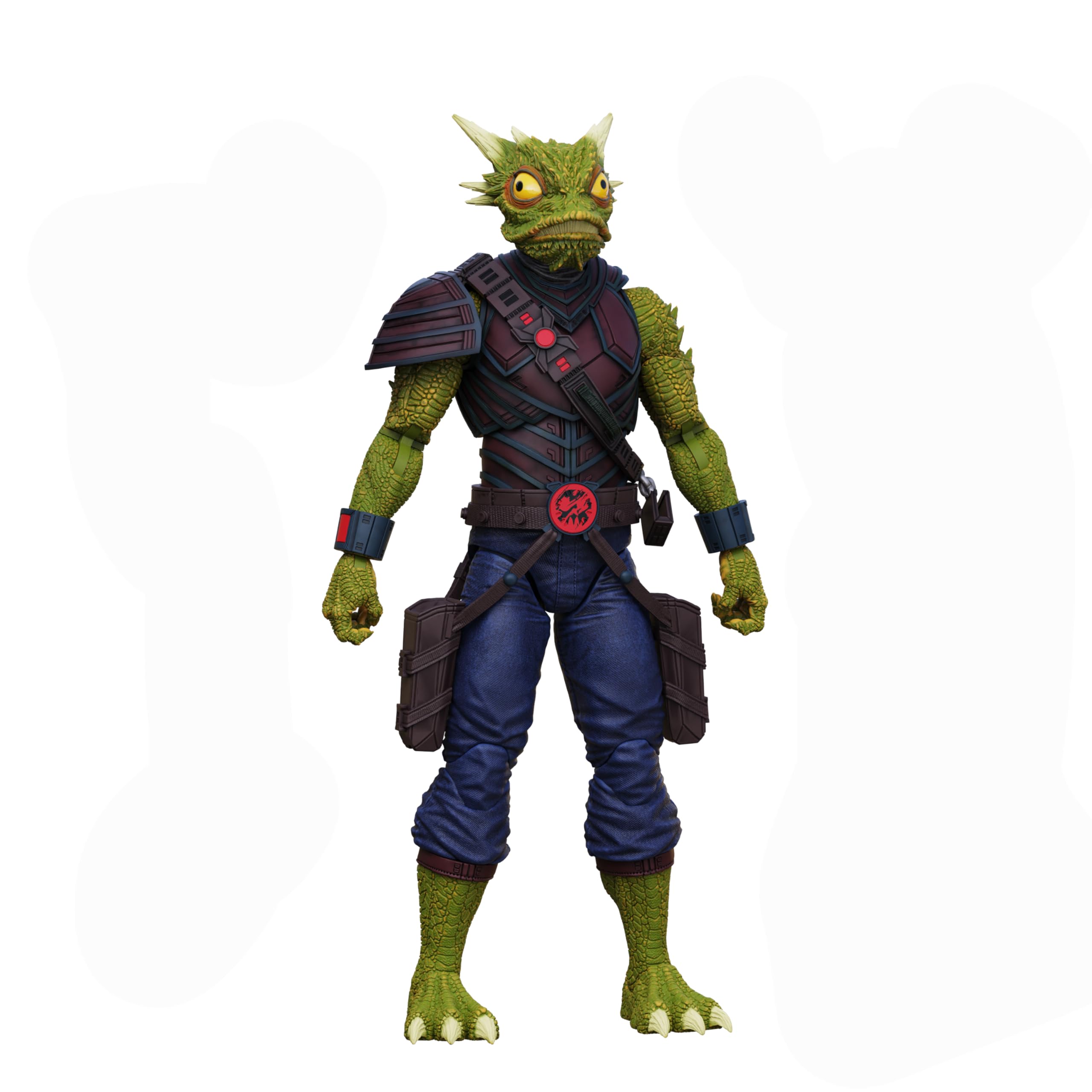 Boss Fight Studio Epic H.A.C.K.S. Core Wave 1, The Dark Hand: Space Pirate Clan Action Figure - Statuetta da collezione altamente articolata con parti intercambiabili e accessori - Scala 1:12