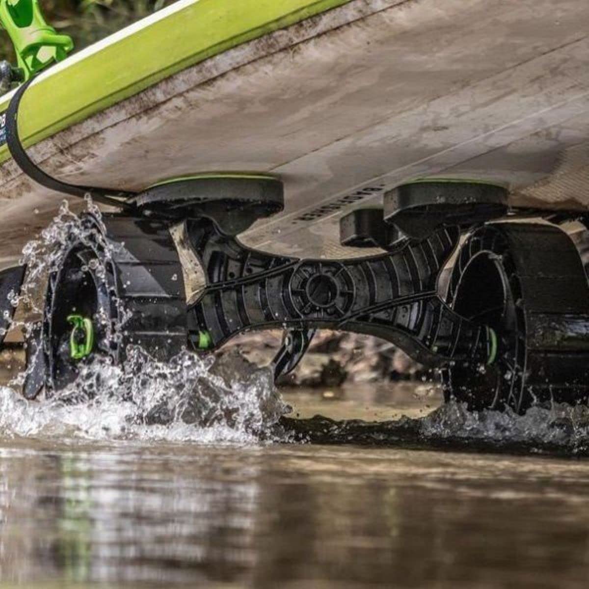 C-Tug RAILBLAZA - Carrito de Rodillos para Kayak y Canoa con Ruedas Todo Terreno SandTrakz sin pinchazos, Capacidad de Carga de 300 Libras con Material Reforzado