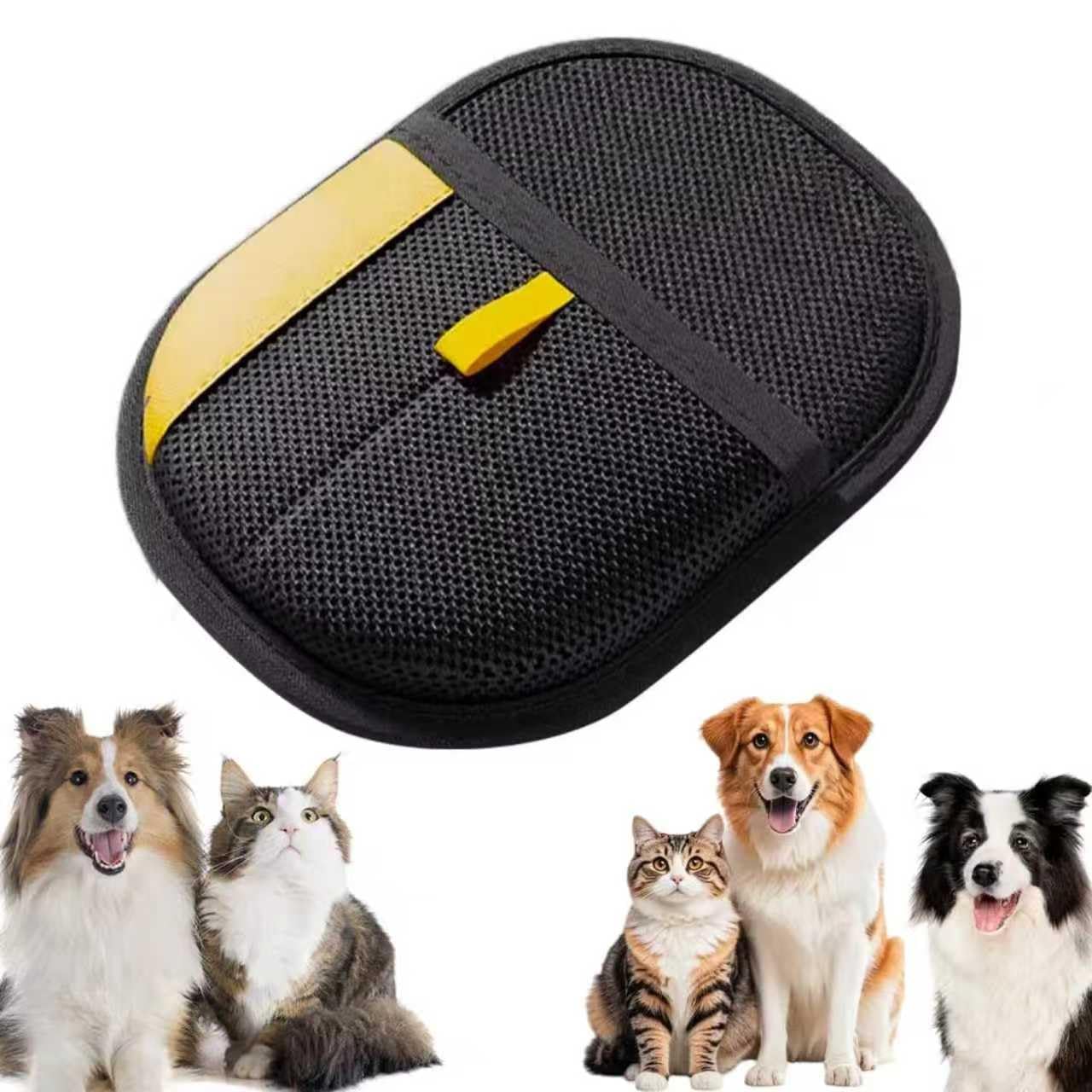 Reusable Pet Hair Removal Gloves 2026 – Electrostatic Grooming Mitt for Dogs and Cats, Deshedding Glove Removes Hair from Furniture, Sofas, Carpets, Clothes and Car Seats (1 PC)