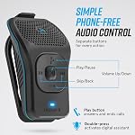 noxgear 39g Wearable Bluetooth Speaker, Magnetic Mini Clip-On, Waterproof Up to 15 Hours Playtime | Clip On Bluetooth, Wearable Speaker with Microphone, 100ft Range