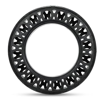 Adium 60/70-6.5 Electric Scooter Solid Tire Rubber Honeycomb Non-Slip Tire Shock Absorber Solid Tire for Ninebot Max G30 Electric Scooter