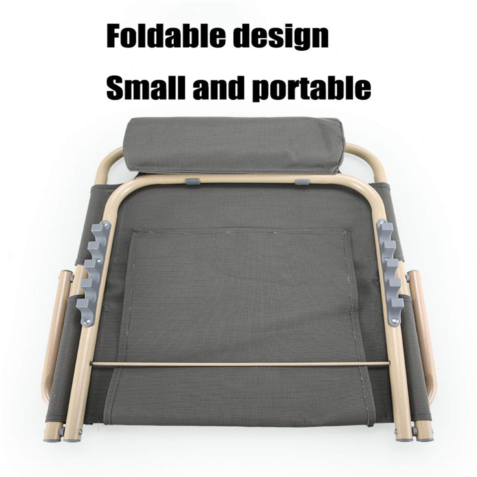 Schienale Supporto lombare Schienale Supporto per letto, Schienale regolabile per letto, Staffa per schienale pieghevole portatile Sedie per il tempo libero all'aperto per anziani, testa del collo e
