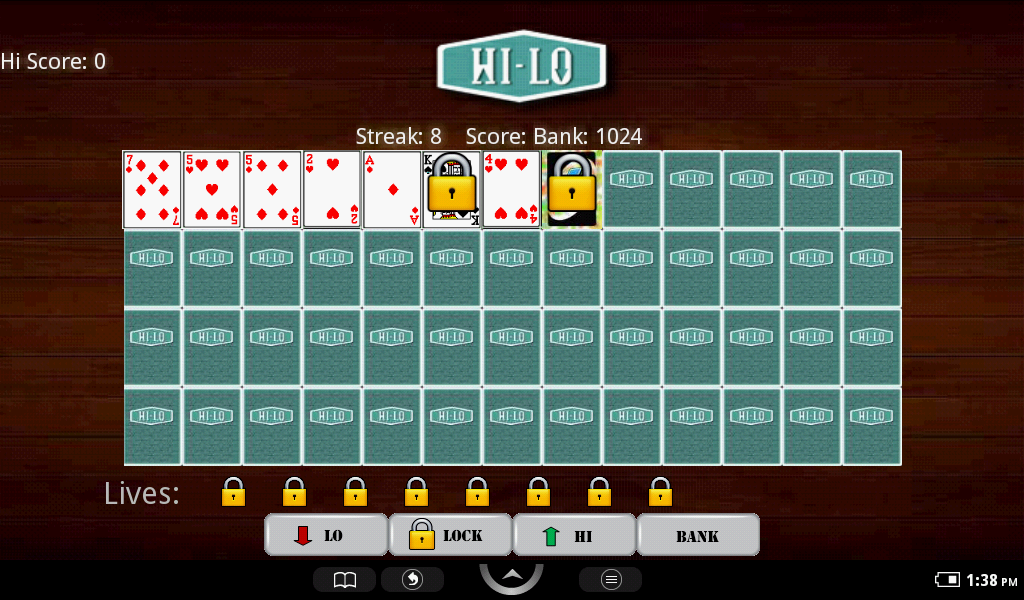 Hi Lo Card Game Apps & Games