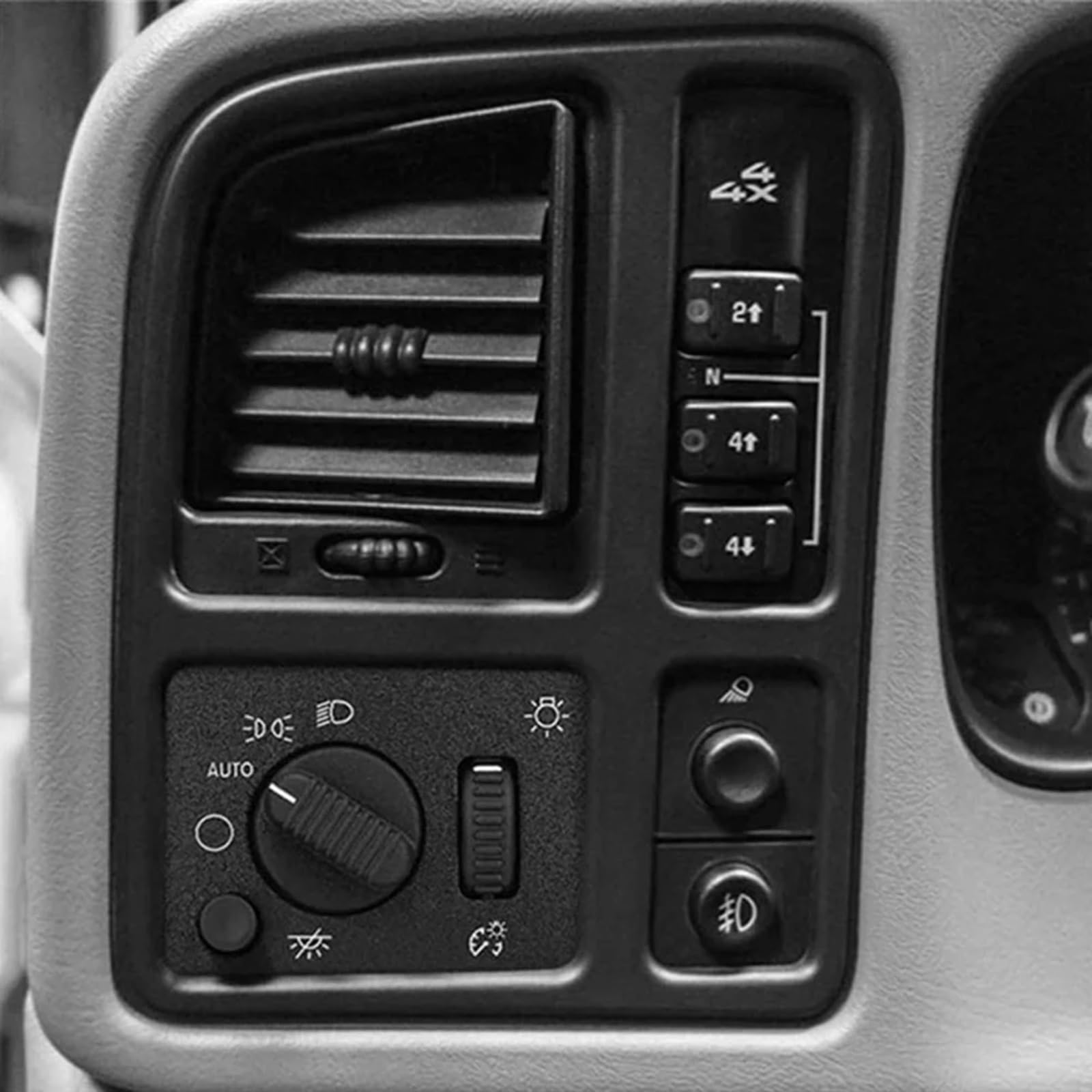 Kompatibel Mit GMC Für Sierra Für 3500 2003 2004 2005 2006, Auto-Mittelkonsolen-Scheinwerfer, Integrierte Dimmerschalter, Teile OEM: 19381535 15194803 Auto-Hauptlichtschalter