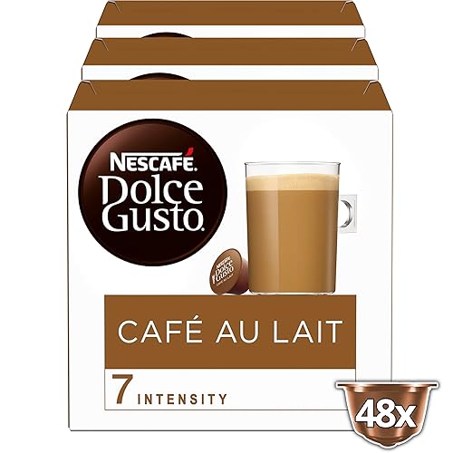 Nescafe Dolce Gusto Caf Au Lait paquete de 3 48cápsulas en total