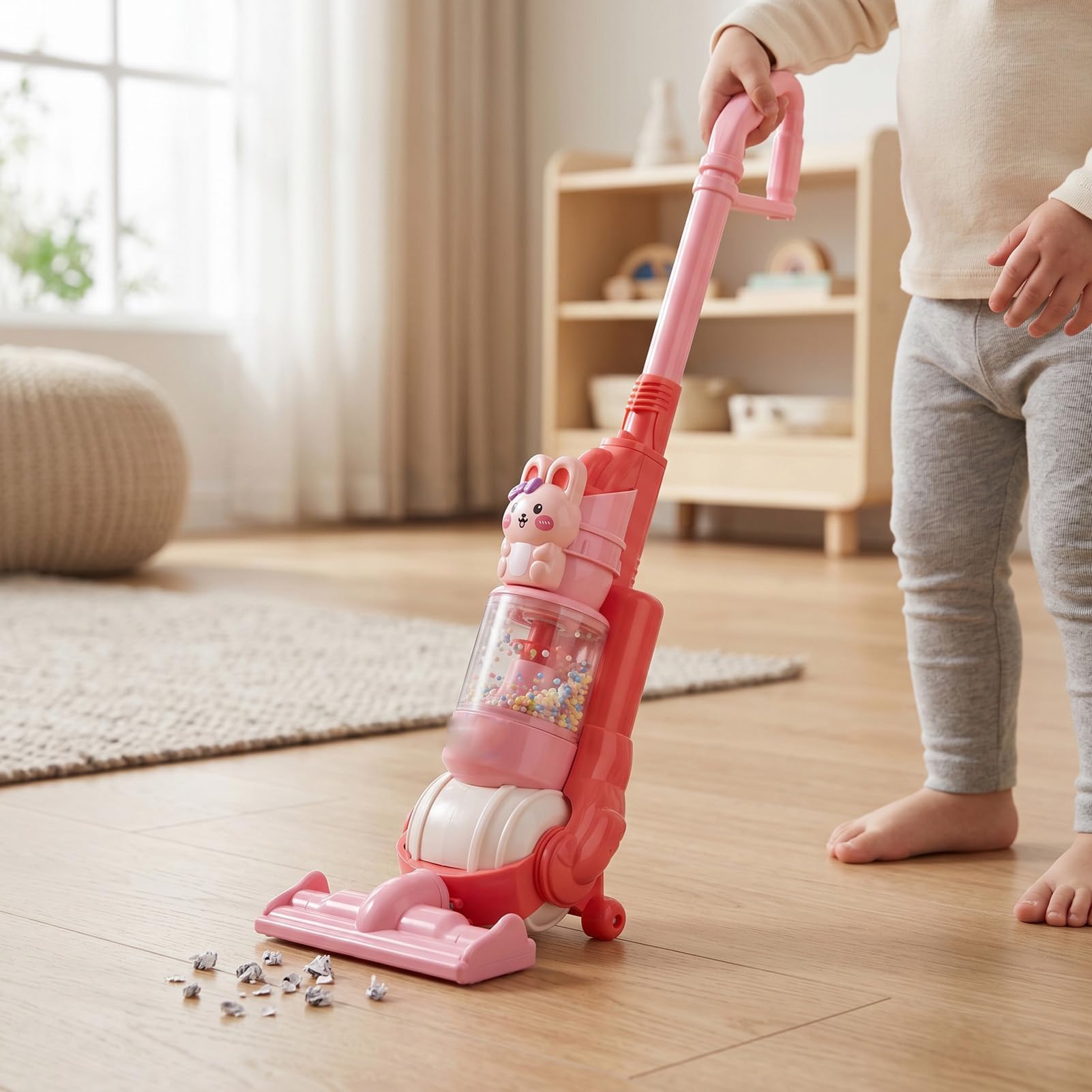Jouet Aspirateur électrique pour Tout-Petits avec Effets