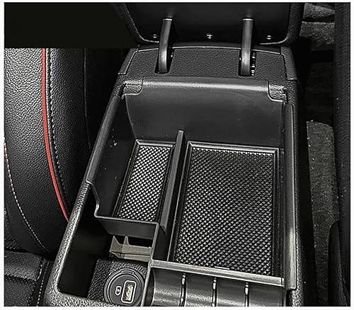 Miniatura 2 de MadLoN Fit for Kia K3 Cerato Forte BD 2019-2023,Center Console Organizer,Non-Slip Car Console Organizer,Easy to use (ABS,Black)