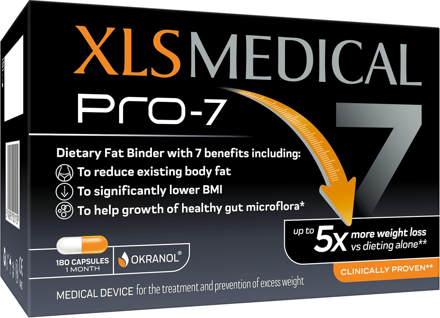 XLS Medical PRO7 Weight Loss Pills Up to 5X More Weight Loss
