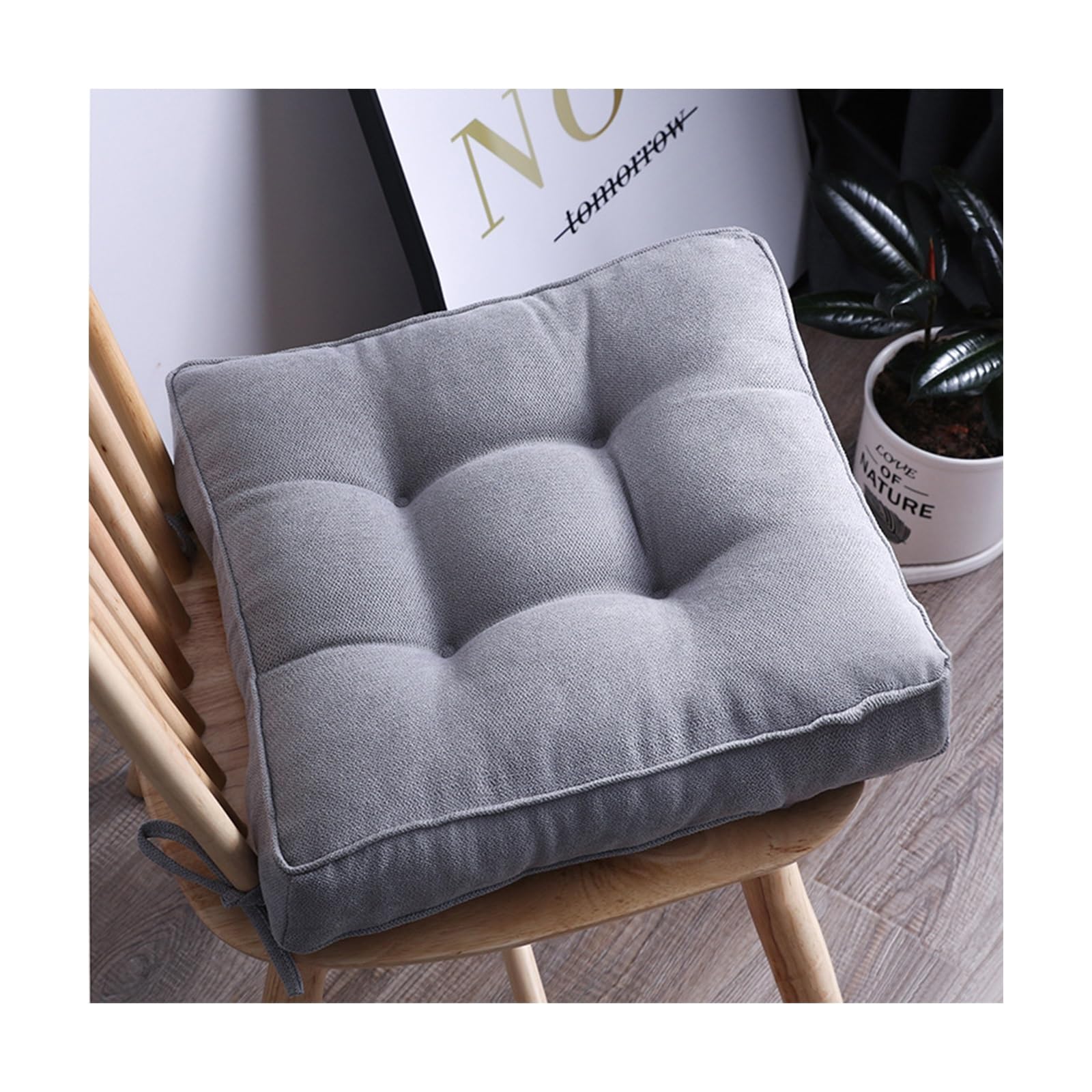 Cojines para sillas de comedor y cocina pack de 2 fundas cómodas y acolchadas para jardín