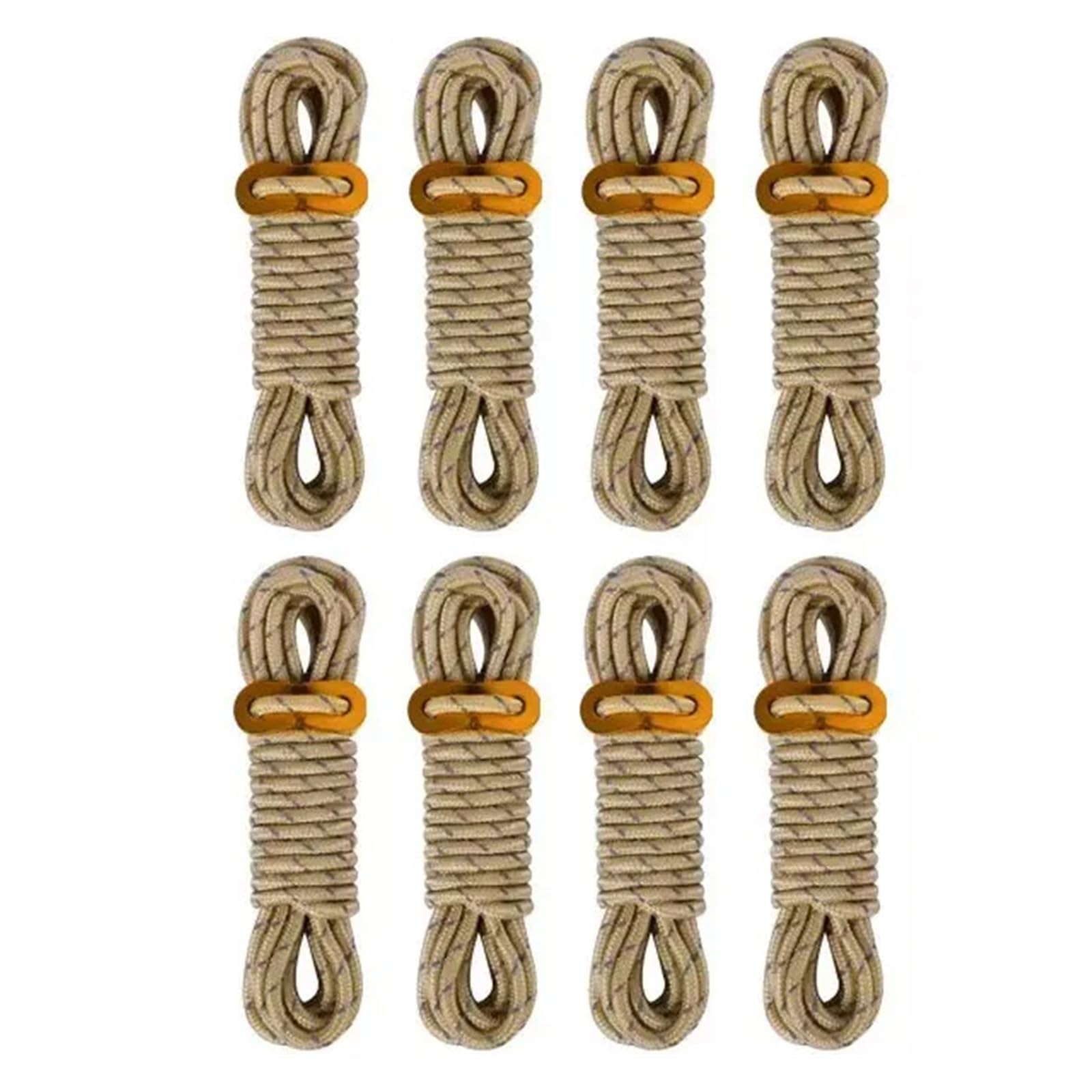 Corde for Tende ultraleggere Riflettenti da 5 mm con tenditore in Alluminio Tenditore da Campeggio Esterno Corde for Tende da Campeggio