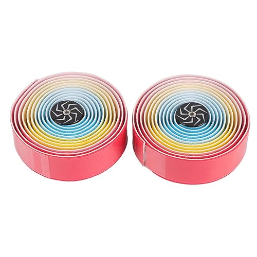 VGEBY1 Cintas de dirección de bicicleta, cinta de agarre de bicicleta de color arco iris, cinta de mango de ciclismo, accesorios de bicicleta