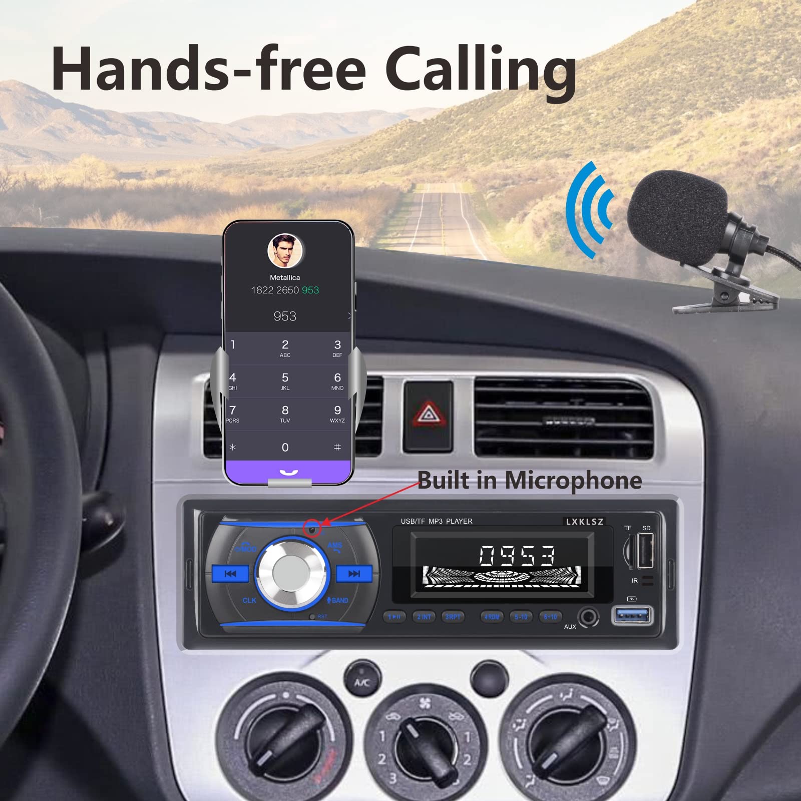 LXKLSZ Autoradio Compatible avec CarPlay/Android Auto pour BMW E39 E53 5 Série X5 M5 avec écran