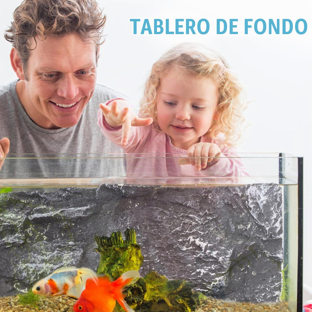 POPETPOP Fondo De Terrario 3D para Reptiles Panel De Roca Realista Ligero Fácil De Instalar para Acuarios Hábitats De Serpientes Tortugas 17.32X11.81 Pulgadas