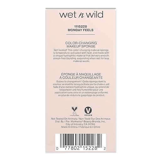 Miniatura 4 de wet n wild Esponja de Maquillaje que Cambia de Color - Baja Absorción de Producto para Aplicación sin Rayas, Mezcla Sin Esfuerzo para un Acabado