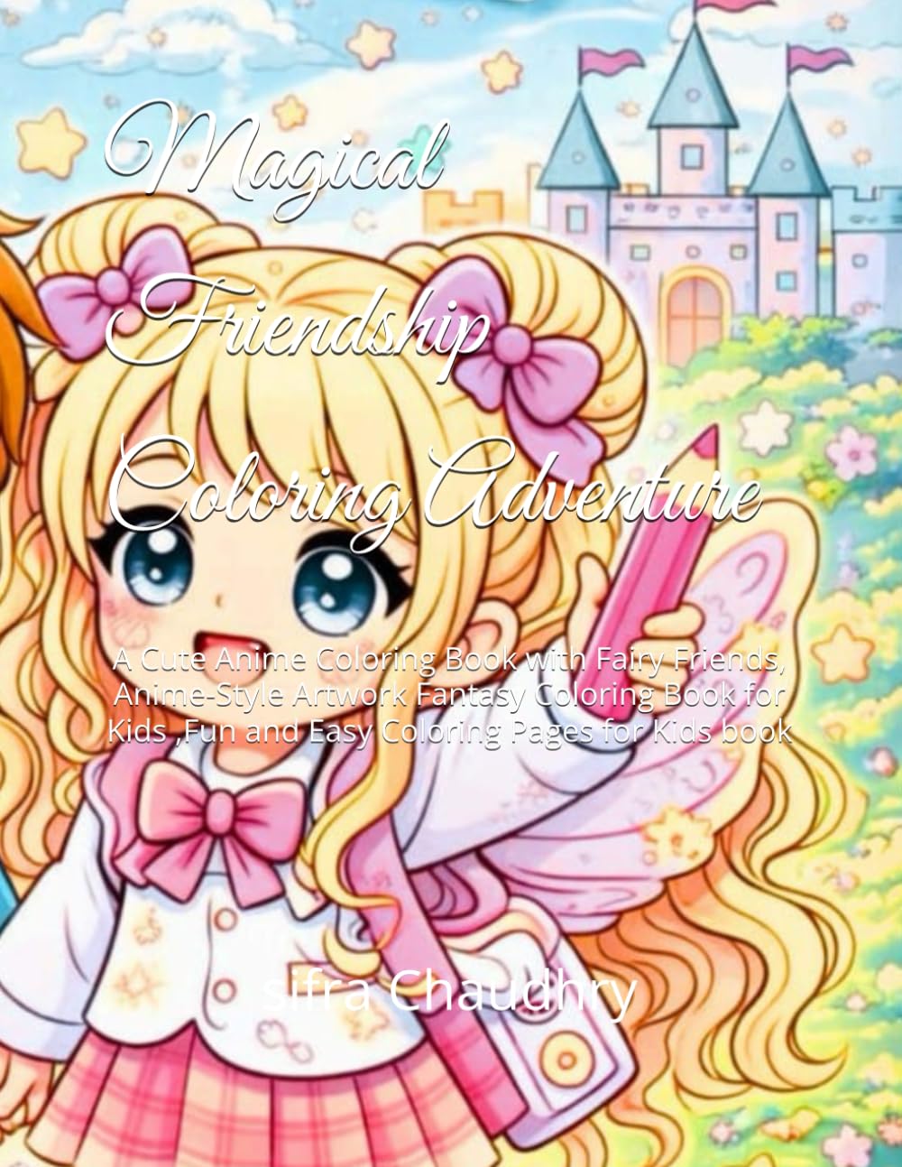 Magical Friendship Coloring Adventure: A Cute Anime Coloring Book with Fairy Friends, Anime-Style Artwork Fantasy Coloring Book for Kids ,Fun and Easy Coloring Pages for Kids book