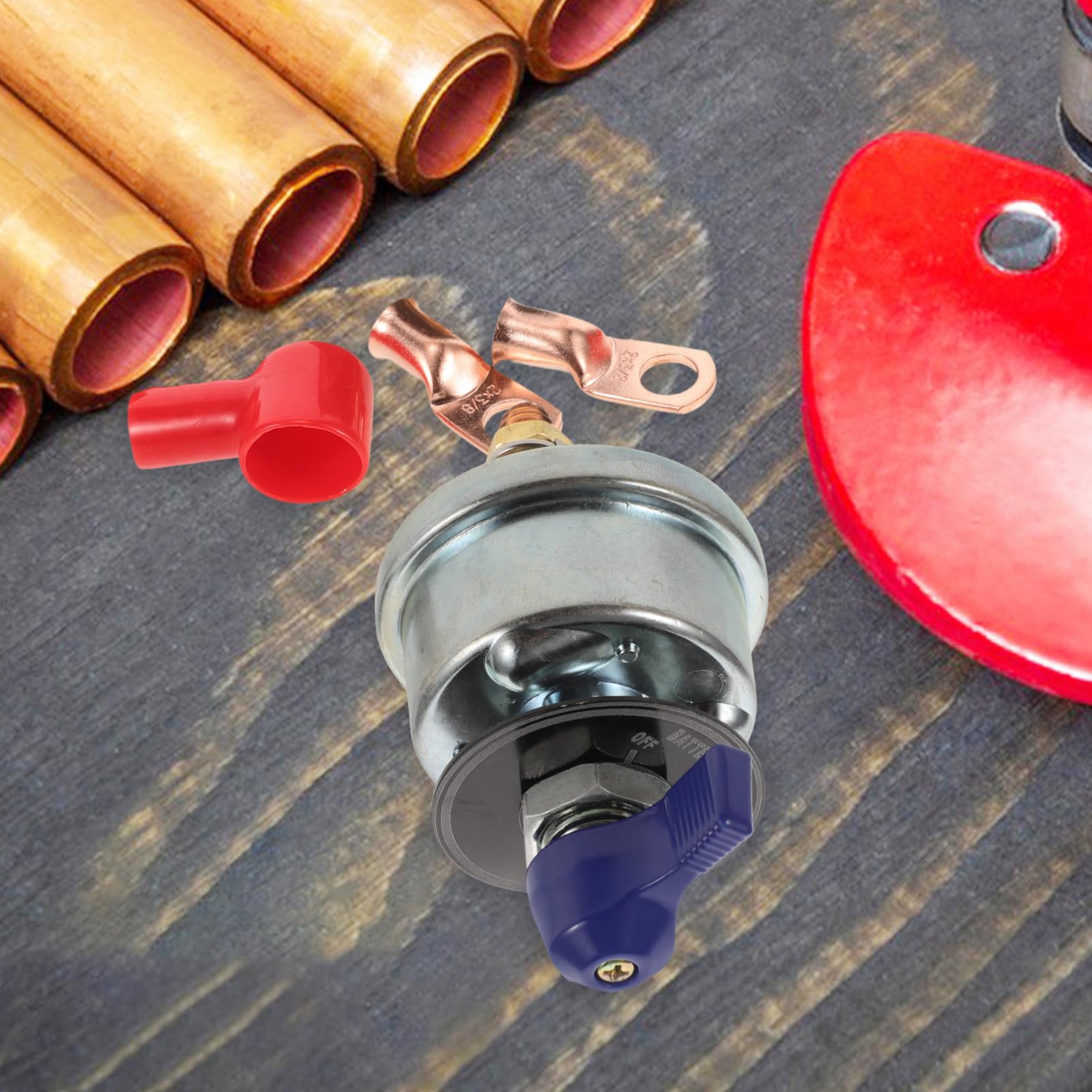 Interruttore Di Protezione Del Motore Piastra Di Bloccaggio Interruttore Di Emergenza Per Auto Camper e Barche Realizzato in Materiale Metallico Resistente