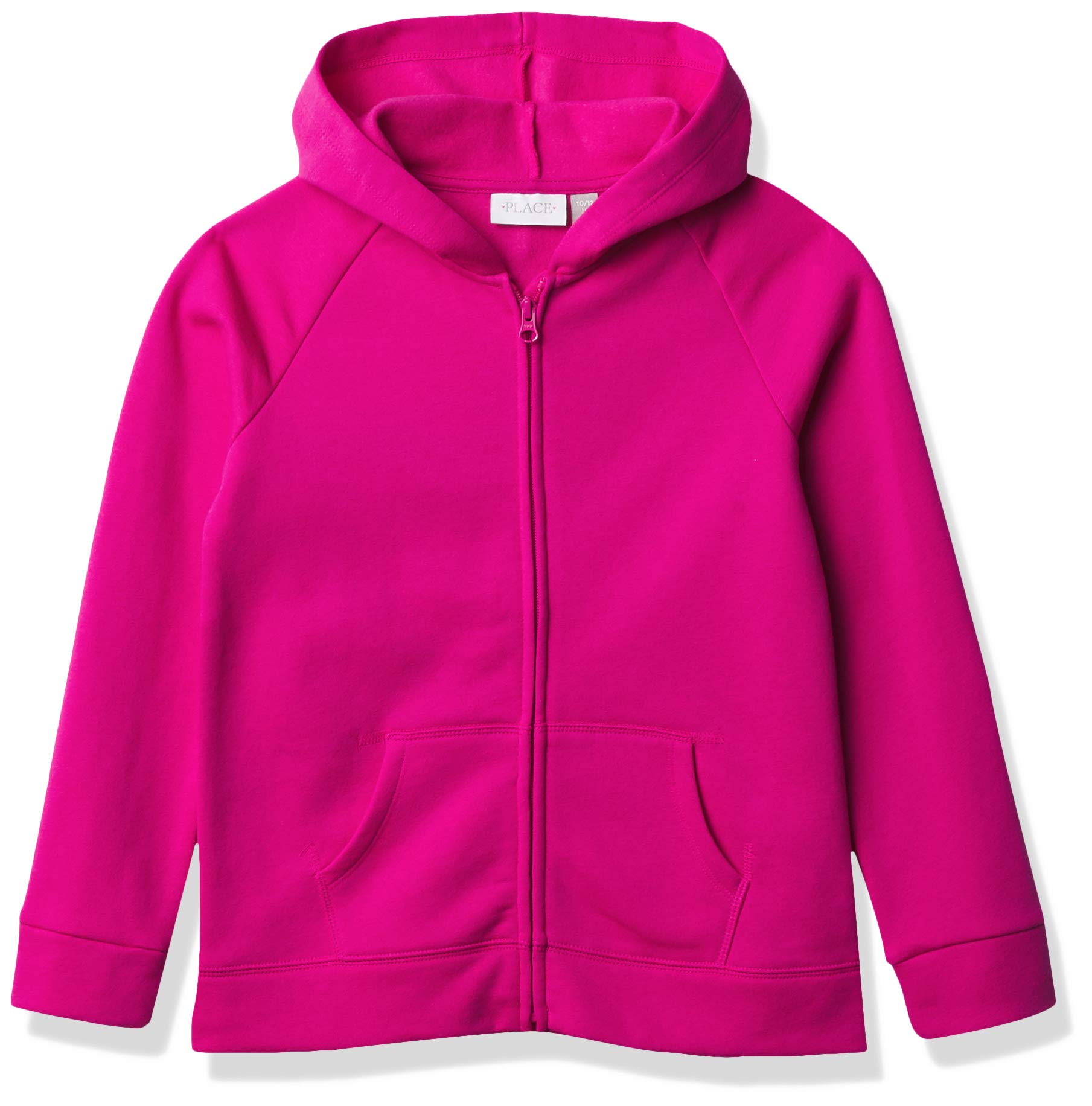 The Children's Place Girl's Uniform French Terry Zip Up Hoodie Shirt