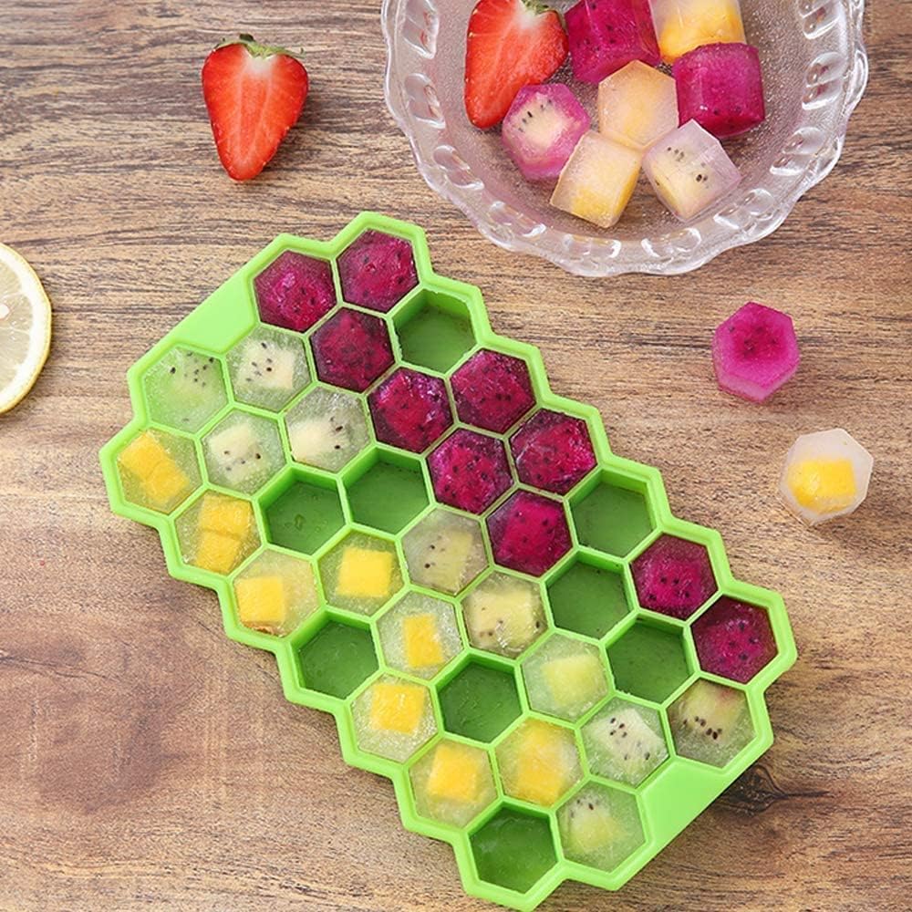 Flexible Silicone Ice Cube Tray - 37 Cavities -5