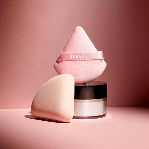 Miniatura 5 de Esponjas de maquillaje, esponja de terciopelo suave triangular, para fijar y hornear, esponja de mezcla de rubíes de mármol para mezclar corrector,