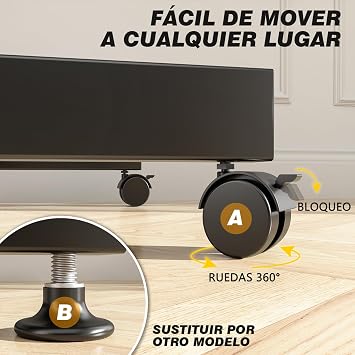 TVON Floor TV Stand for 13-50 inch Screens, Holds up to 20kg, VESA 200x200