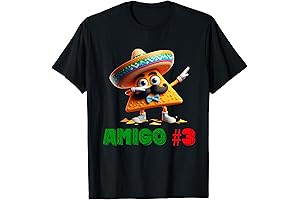 The Three Amigos Cinco De Mayo Amigo #3 Group Matching T-Shirt -...