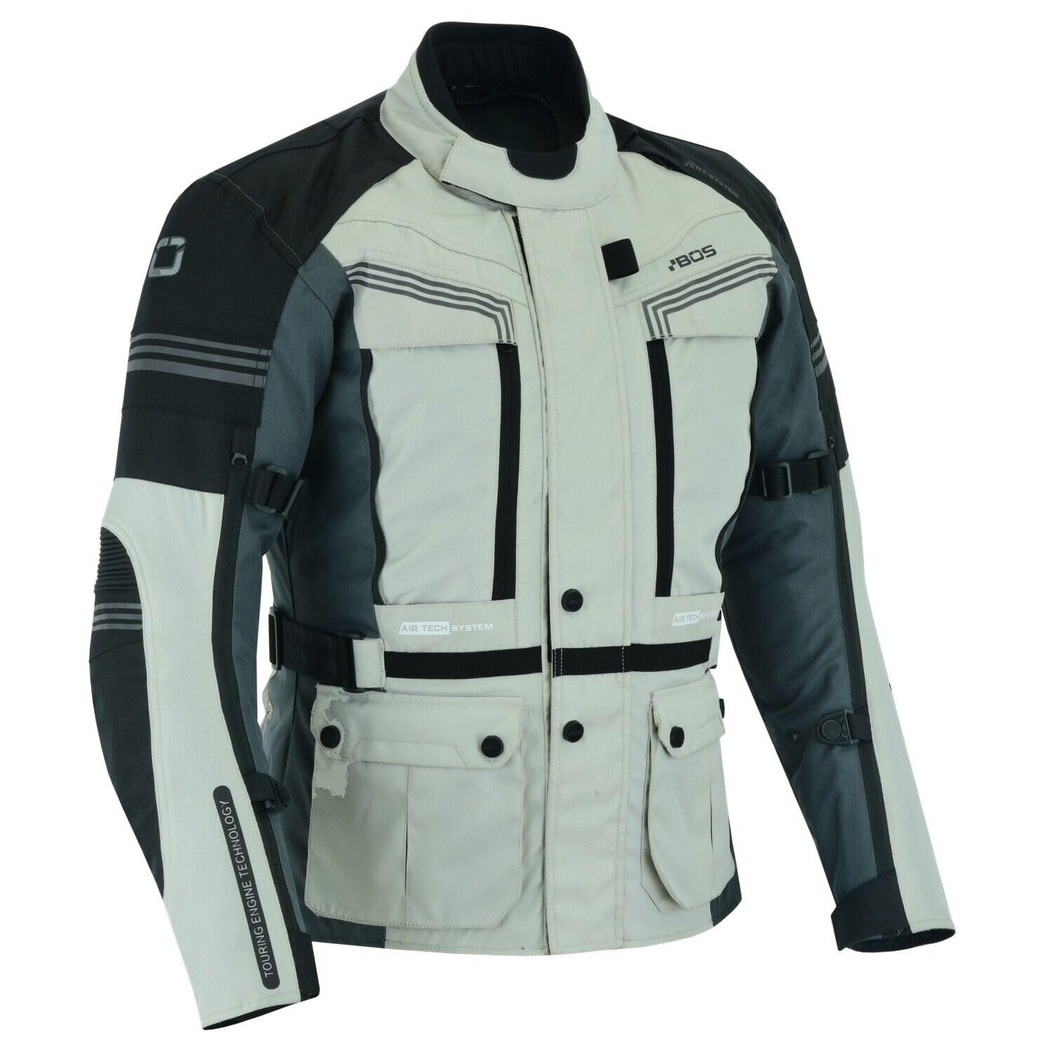 Motorrad Wasserfeste Jacke, Motorradjacke für Herren – Textiljacke mit herausnehmbaren Protektoren,Biker Texti Jacke,Motorrdjacke