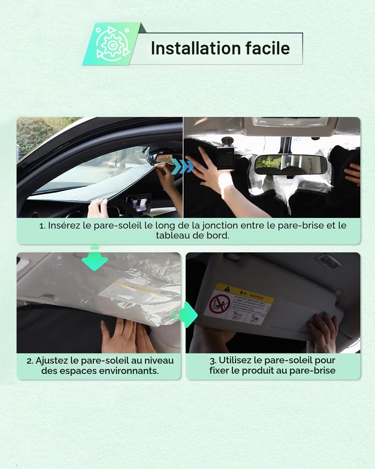 [Mise à Niveau] GAFAT Compatible avec Land Rover Defender 90 110 2020-2025 2026 Pare-Soleil intérieur, Defender 110 Accessoires Parasole Pare-Soleil Protection Solaire, Refroidissement, Protection UV