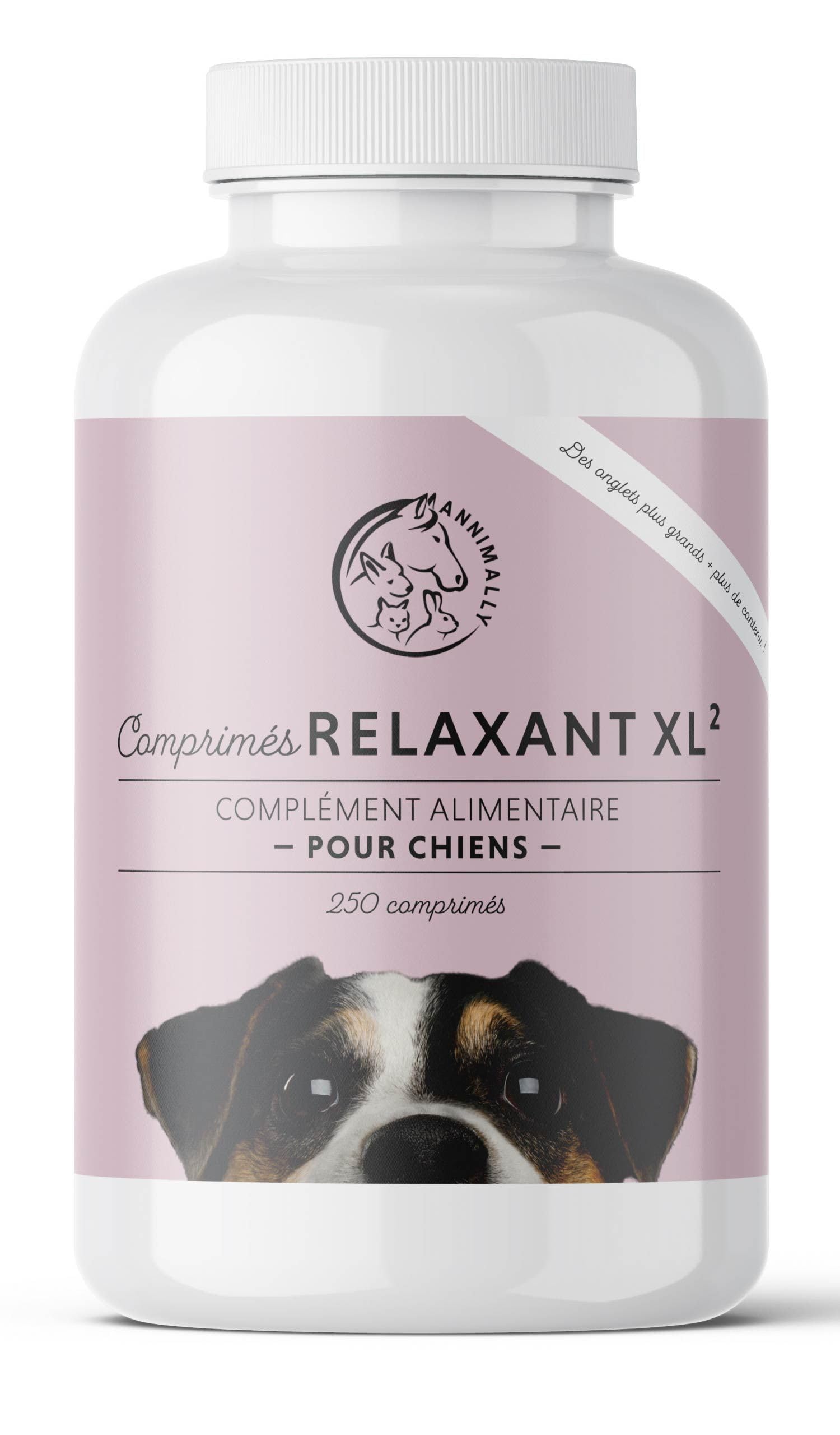 Anti Stress Chien - Tablettes calmant pour Chien Contenant de la valériane, de l'hypericum, et de la L-tryptophane. 250 XL² tablettes pour calmant Chien - Complement Alimentaire Chien