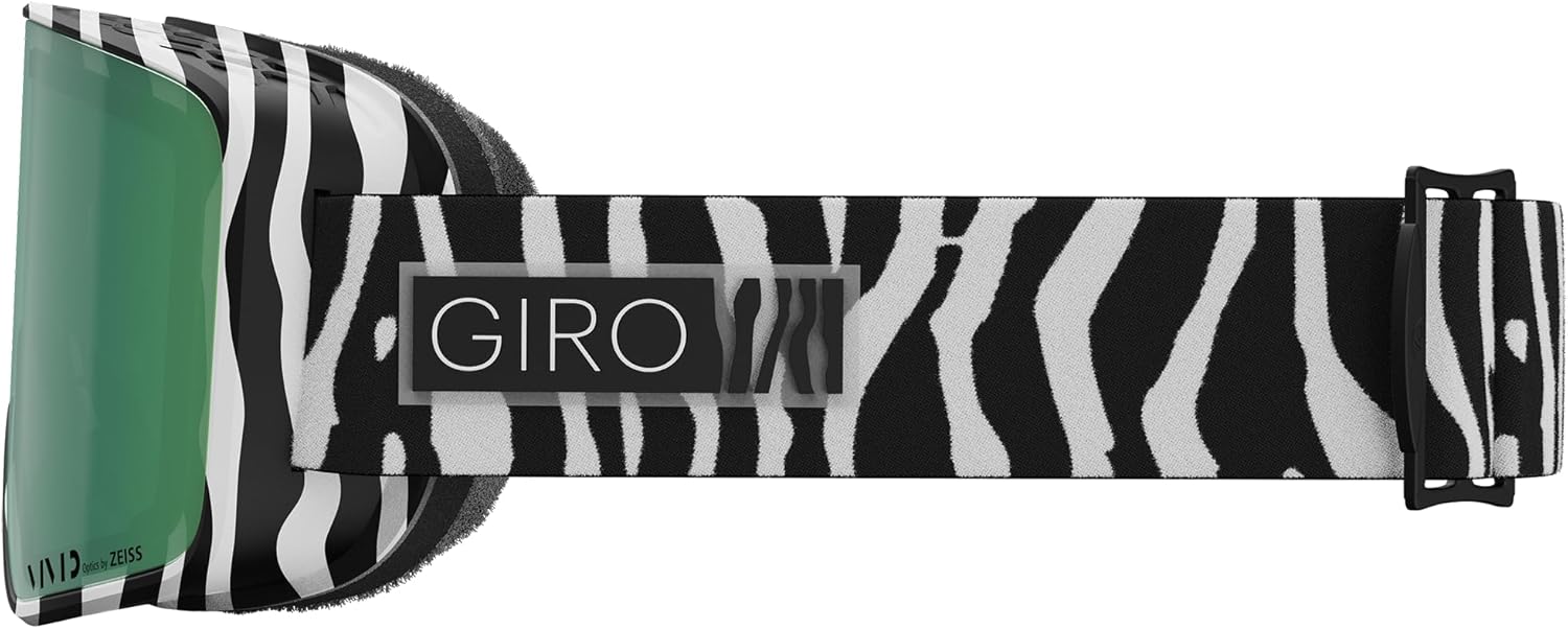 Giro Method Ski Goggles - Snow Goggles for Men, Women & Youth - Quick Change with 2 VIVID Lenses - Anti-Fog Vent Tech - OTG Black & White Animal/Vivid Emerald/Vivid Infrared