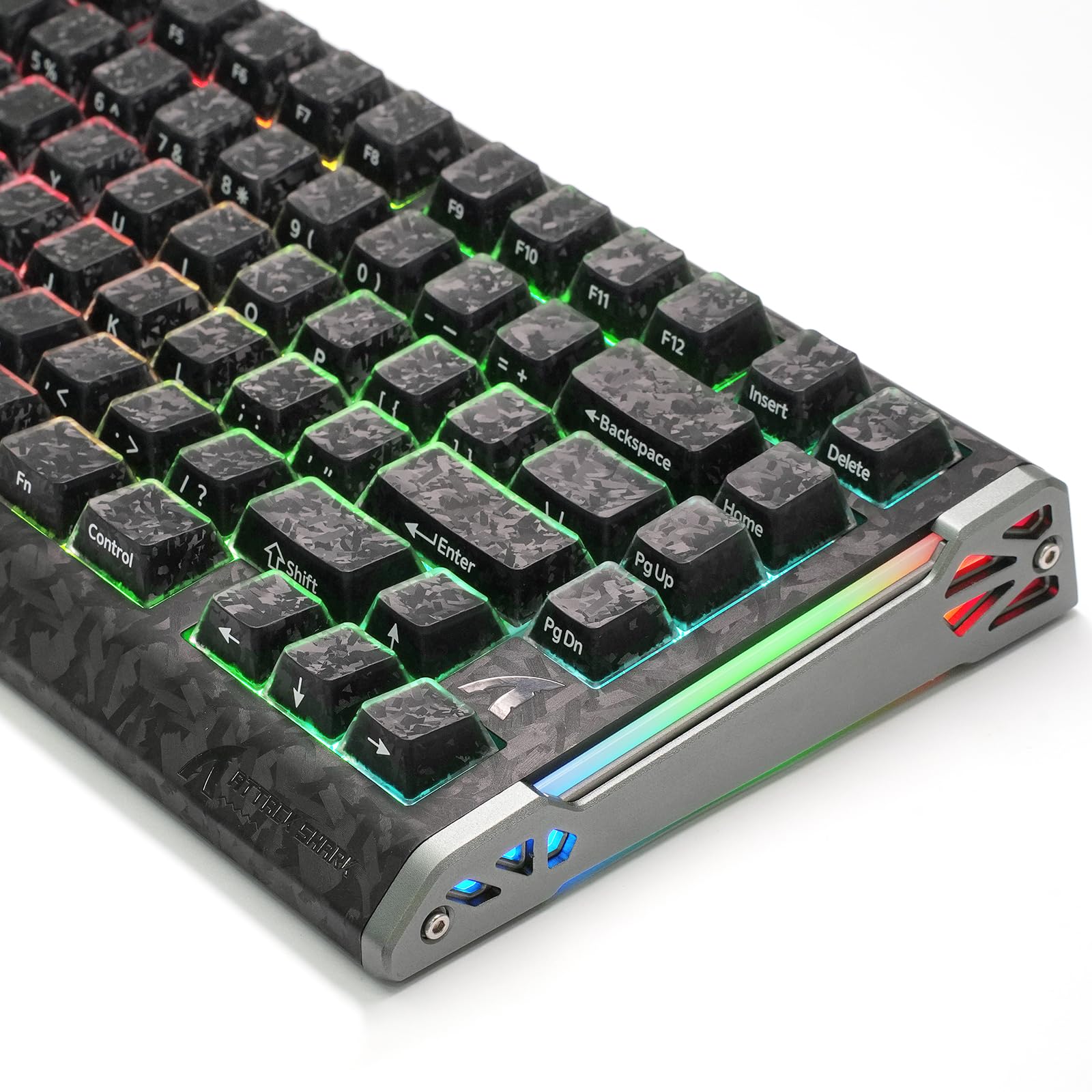 ATTACK SHARK SK04 119 tasti completo Keycaps Set, Forgiato Carbon Texture