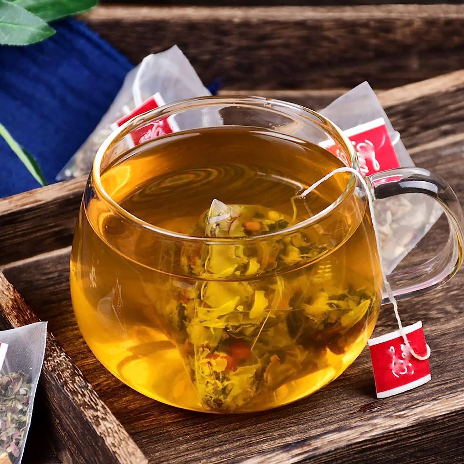 29 Gusti Tè Cinese alle Erbe per la Cura del Fegato - Tè Dimagrante per Rimuovere l'Umidità e Supportare il Fegato - Nutrire e Proteggere