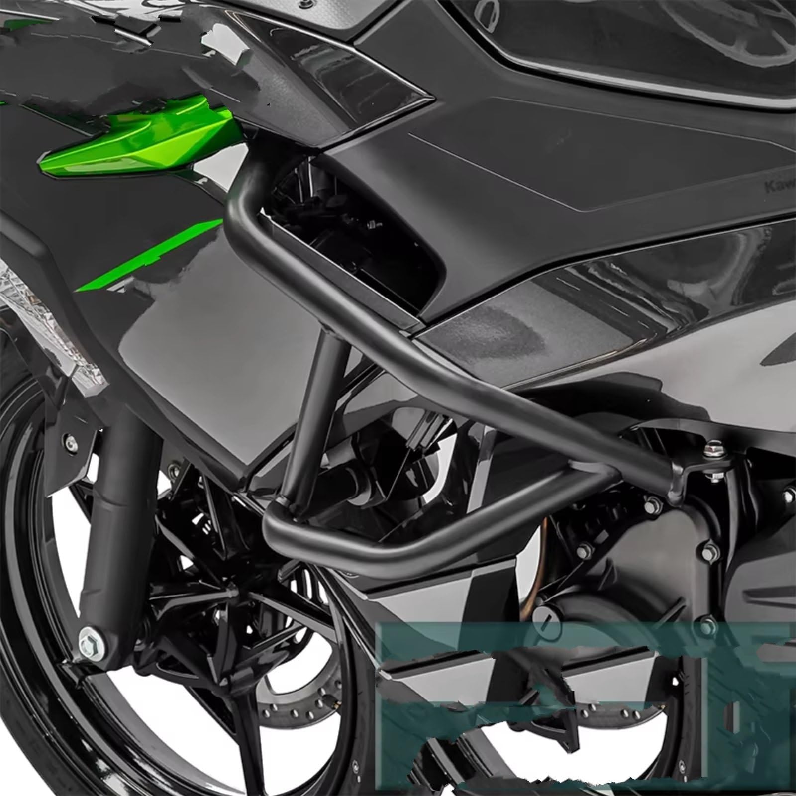 Motore Motociclo Protezione Paraurti Crash Bar Telaio Protector Compatibile Con Per Ninja 250 2018-2021 400 2018-2025