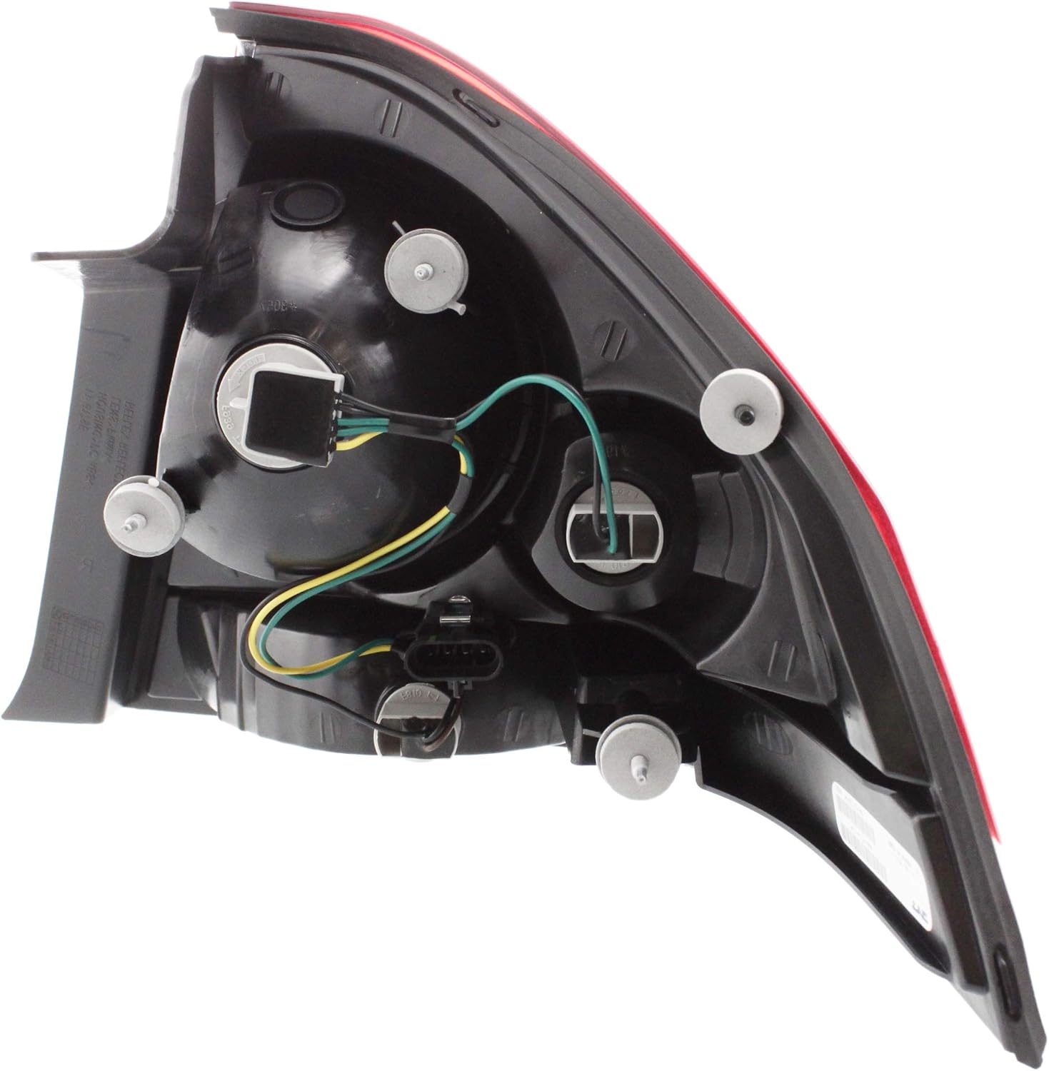 Evan-Fischer Tail Light Assembly Compatible with 2006-2013 Chevrolet Impala Driver Side